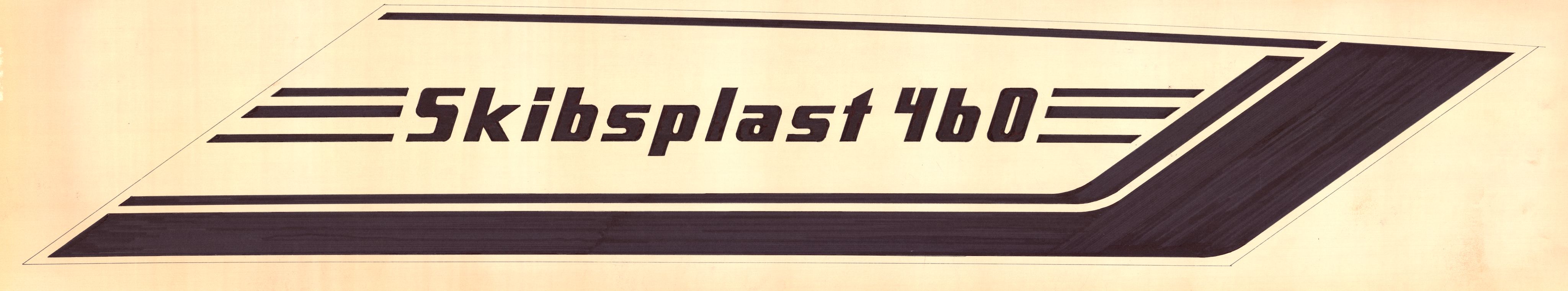 Skibsplast, AAKS/PA-2968/01/T/T02/L0034: Skibsplast 460, Dekor, 1984