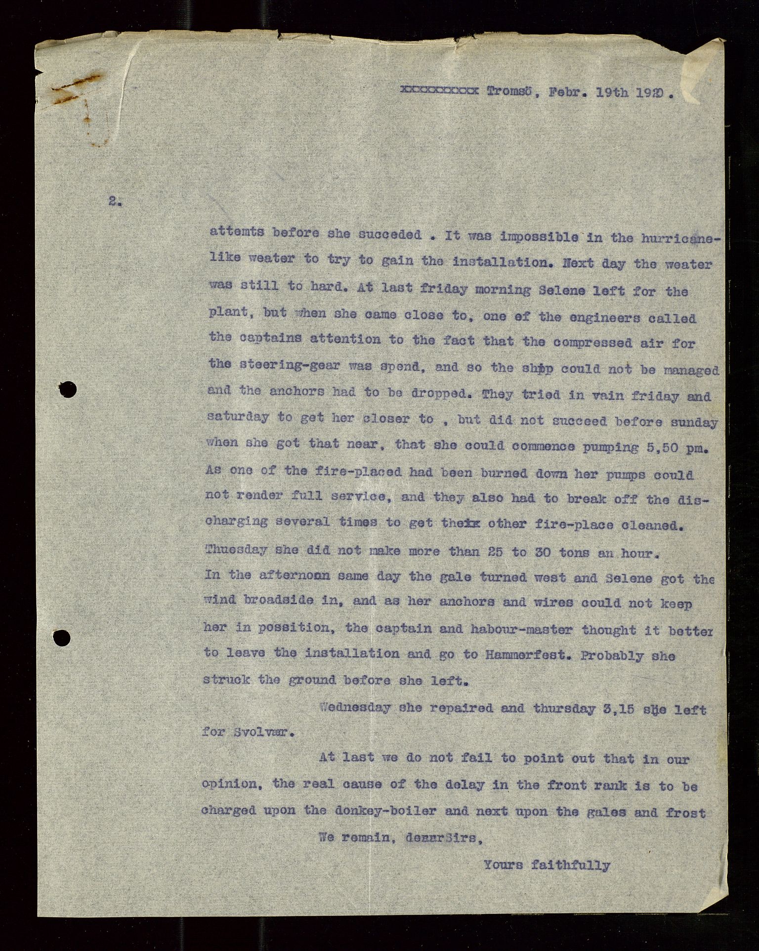 Pa 1521 - A/S Norske Shell, AV/SAST-A-101915/E/Ea/Eaa/L0010: Sjefskorrespondanse, 1920, s. 159