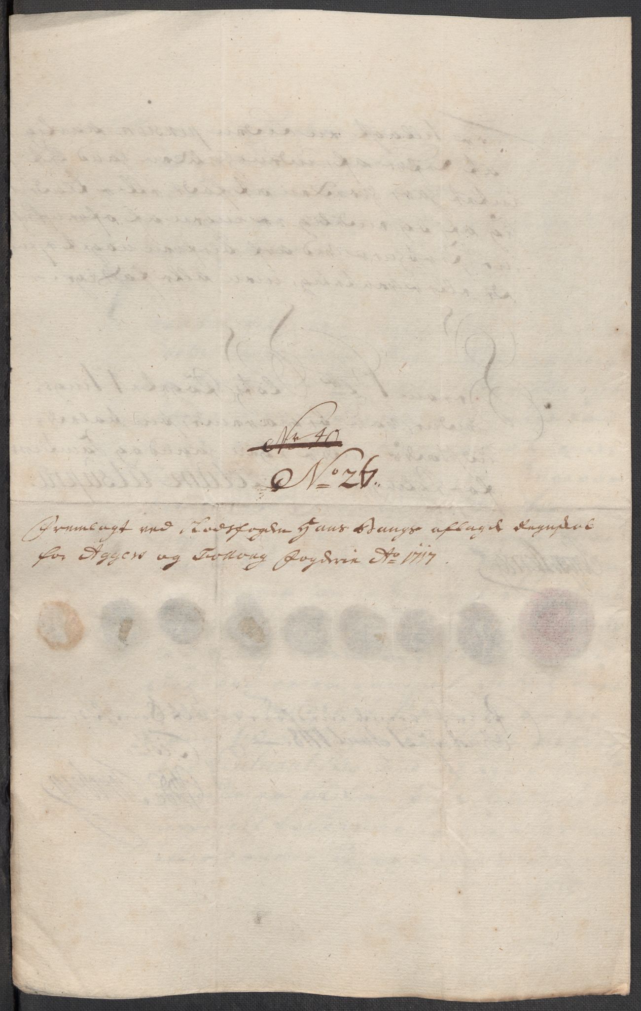 Rentekammeret inntil 1814, Reviderte regnskaper, Fogderegnskap, AV/RA-EA-4092/R10/L0455: Fogderegnskap Aker og Follo, 1717, s. 267