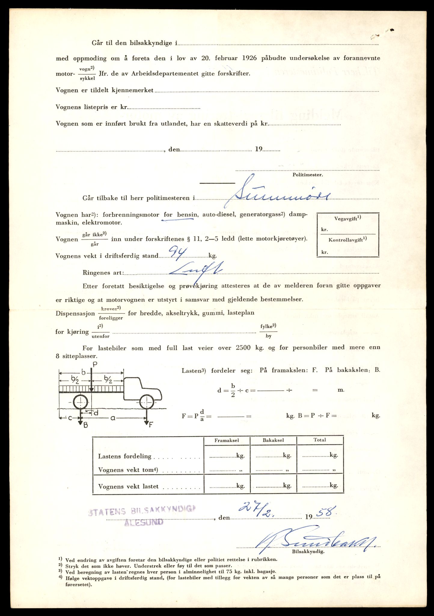 Møre og Romsdal vegkontor - Ålesund trafikkstasjon, AV/SAT-A-4099/F/Fe/L0041: Registreringskort for kjøretøy T 13710 - T 13905, 1927-1998, s. 192