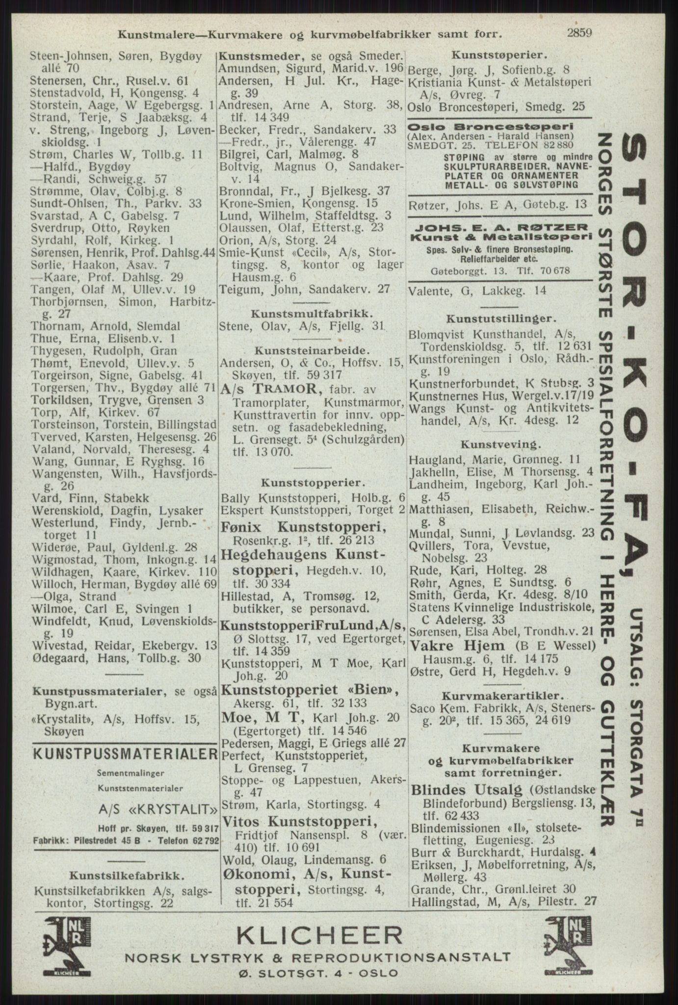 Kristiania/Oslo adressebok, PUBL/-, 1941, s. 2859