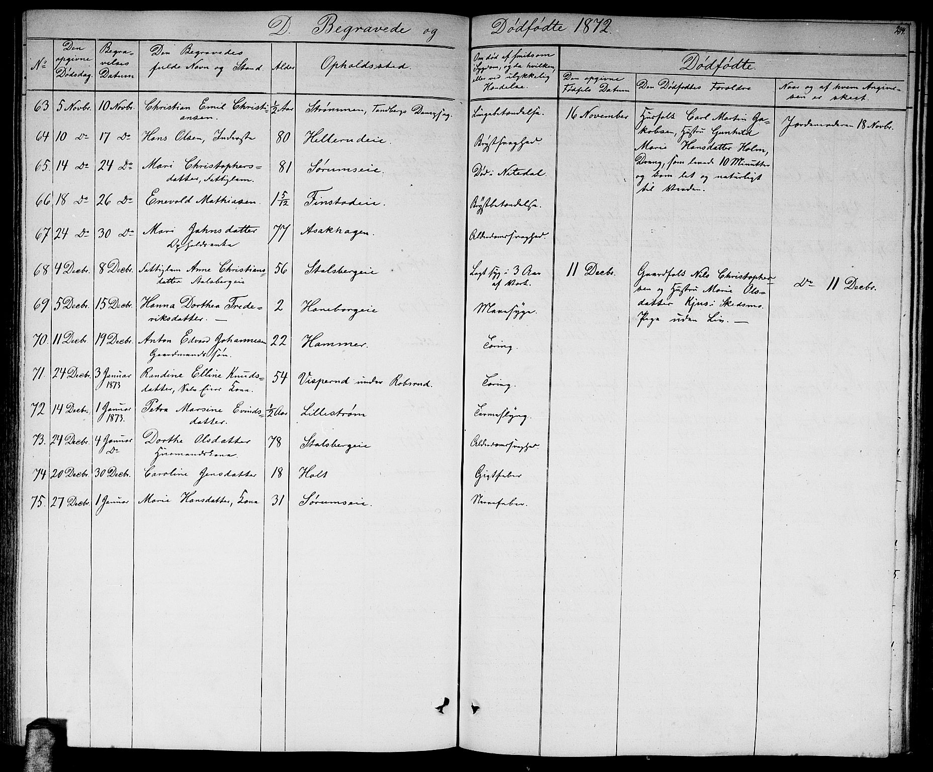 Skedsmo prestekontor Kirkebøker, AV/SAO-A-10033a/G/Ga/L0002: Klokkerbok nr. I 2, 1855-1872, s. 294