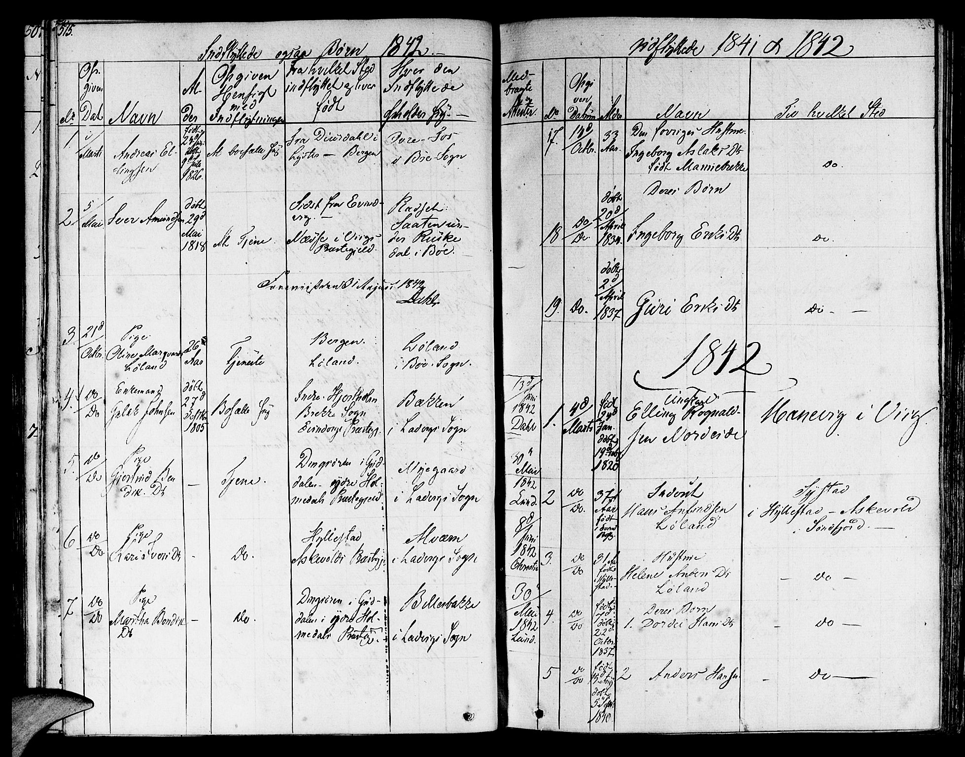 Lavik sokneprestembete, SAB/A-80901: Ministerialbok nr. A 2II, 1821-1842, s. 515