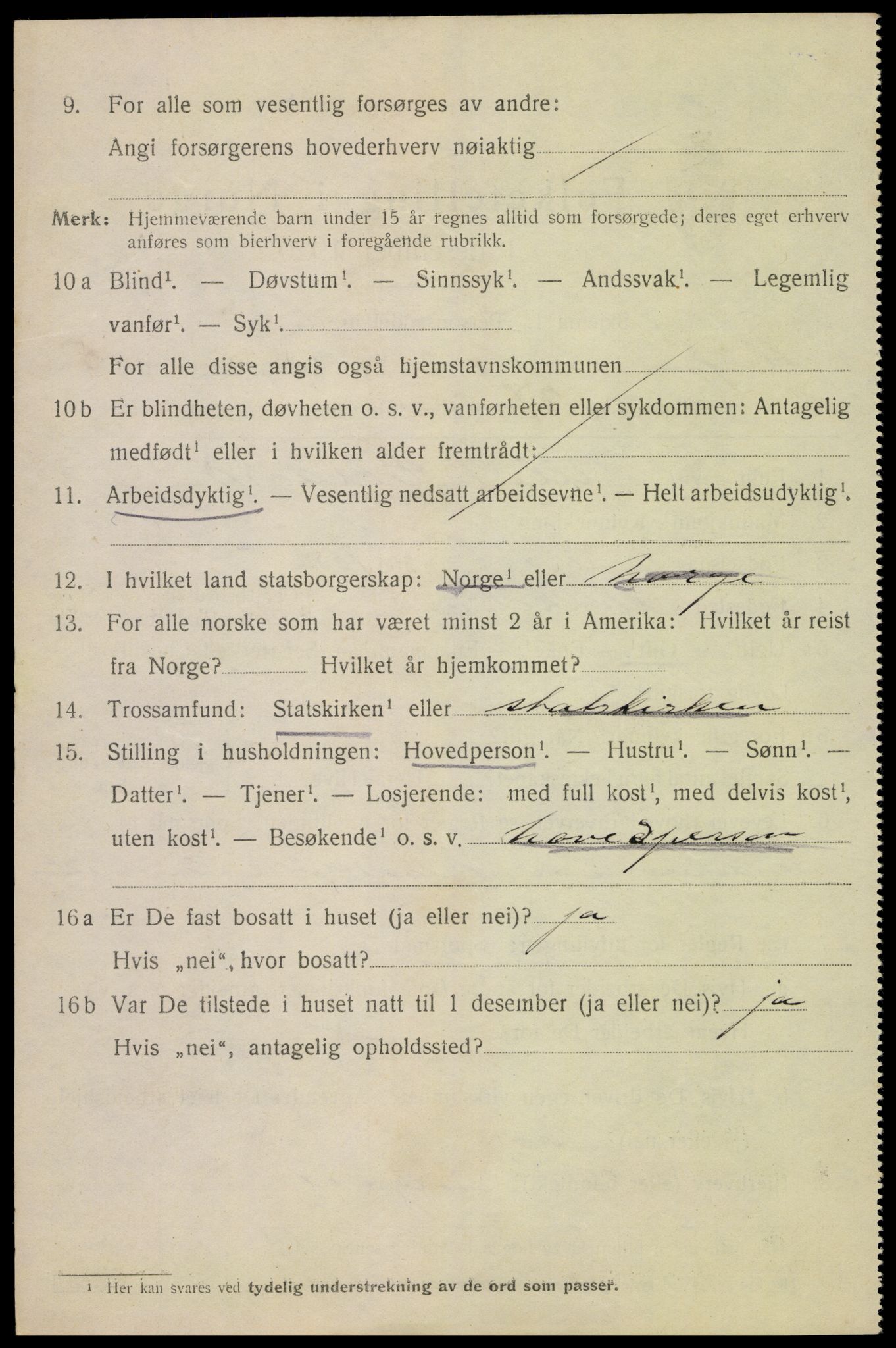 SAK, Folketelling 1920 for 1004 Flekkefjord kjøpstad, 1920, s. 5745