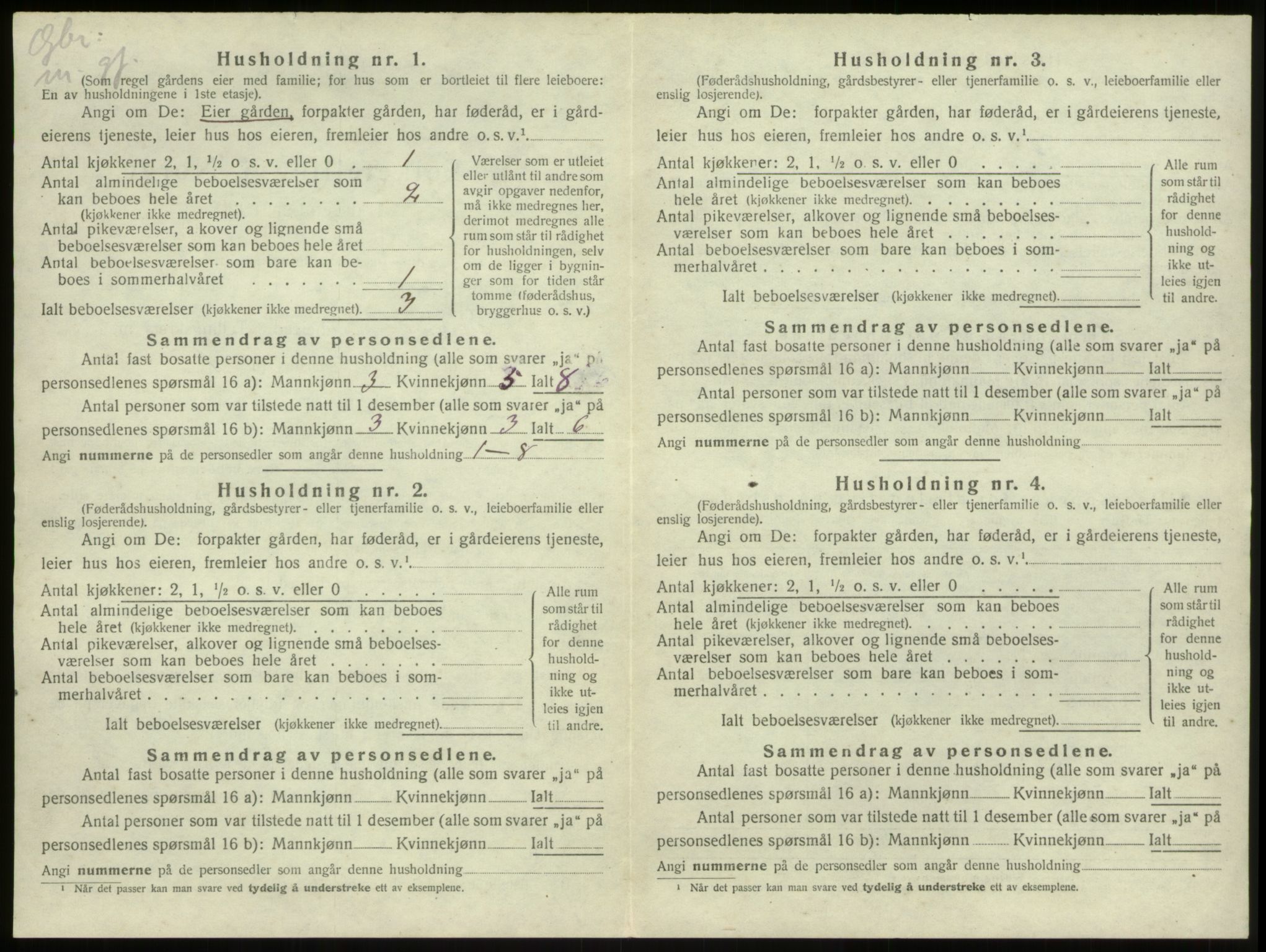 SAB, Folketelling 1920 for 1448 Stryn herred, 1920, s. 855