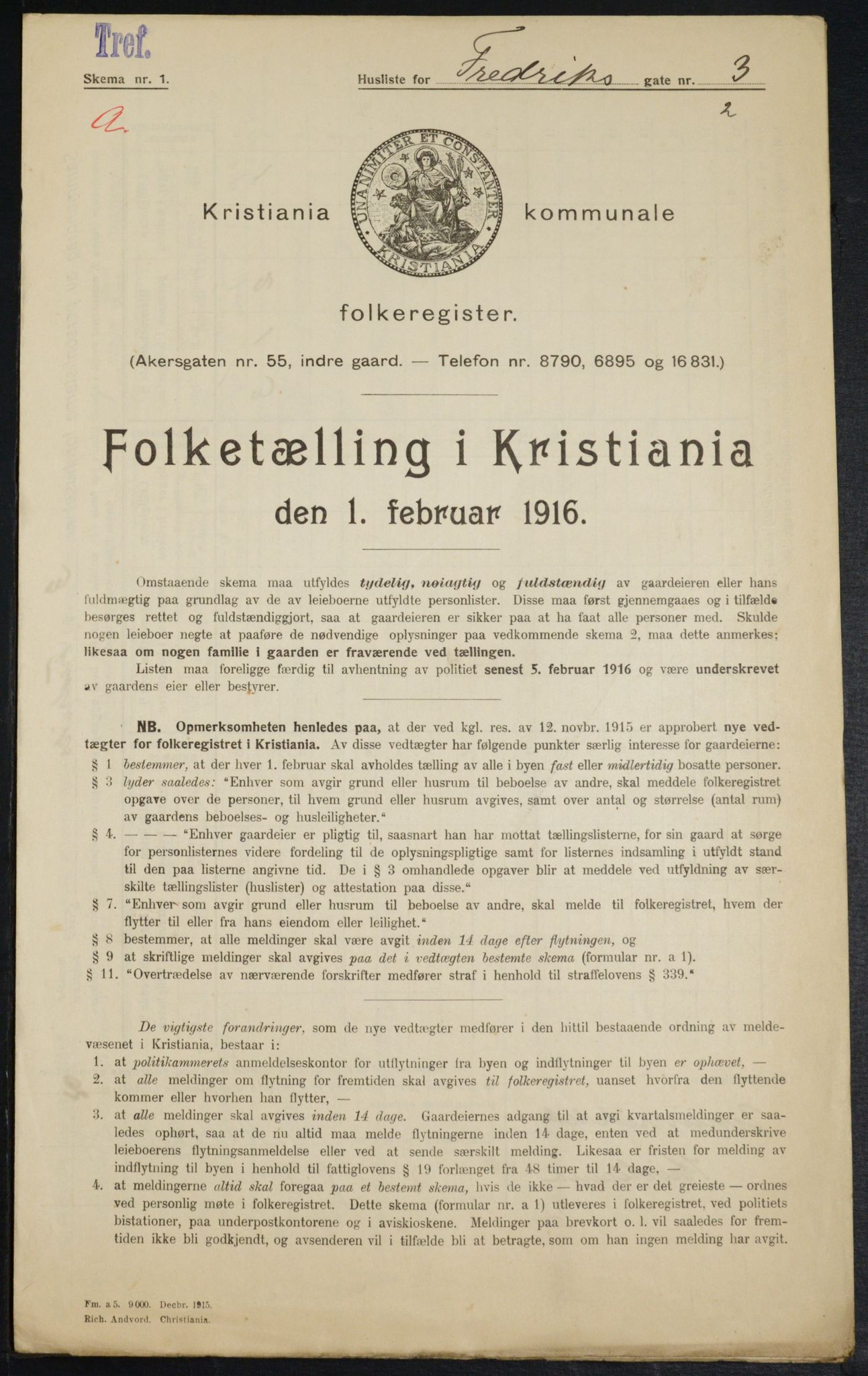 OBA, Kommunal folketelling 1.2.1916 for Kristiania, 1916, s. 27038