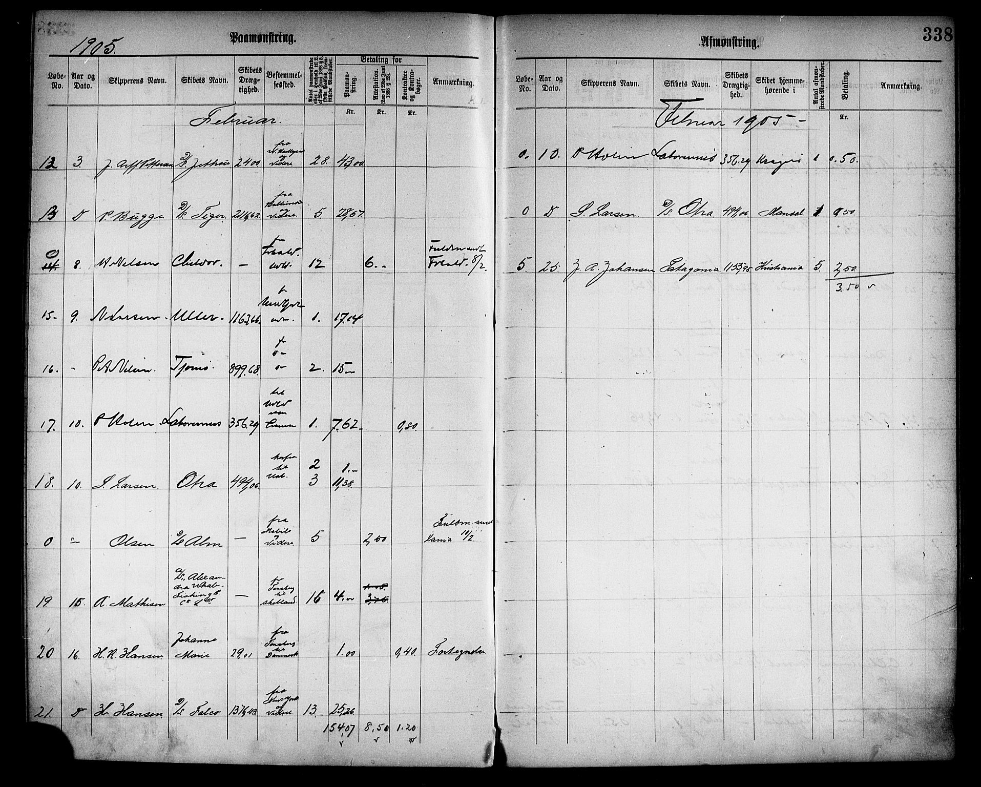 Tønsberg innrulleringskontor, AV/SAKO-A-786/H/Ha/L0005: Mønstringsjournal, 1896-1906, s. 342