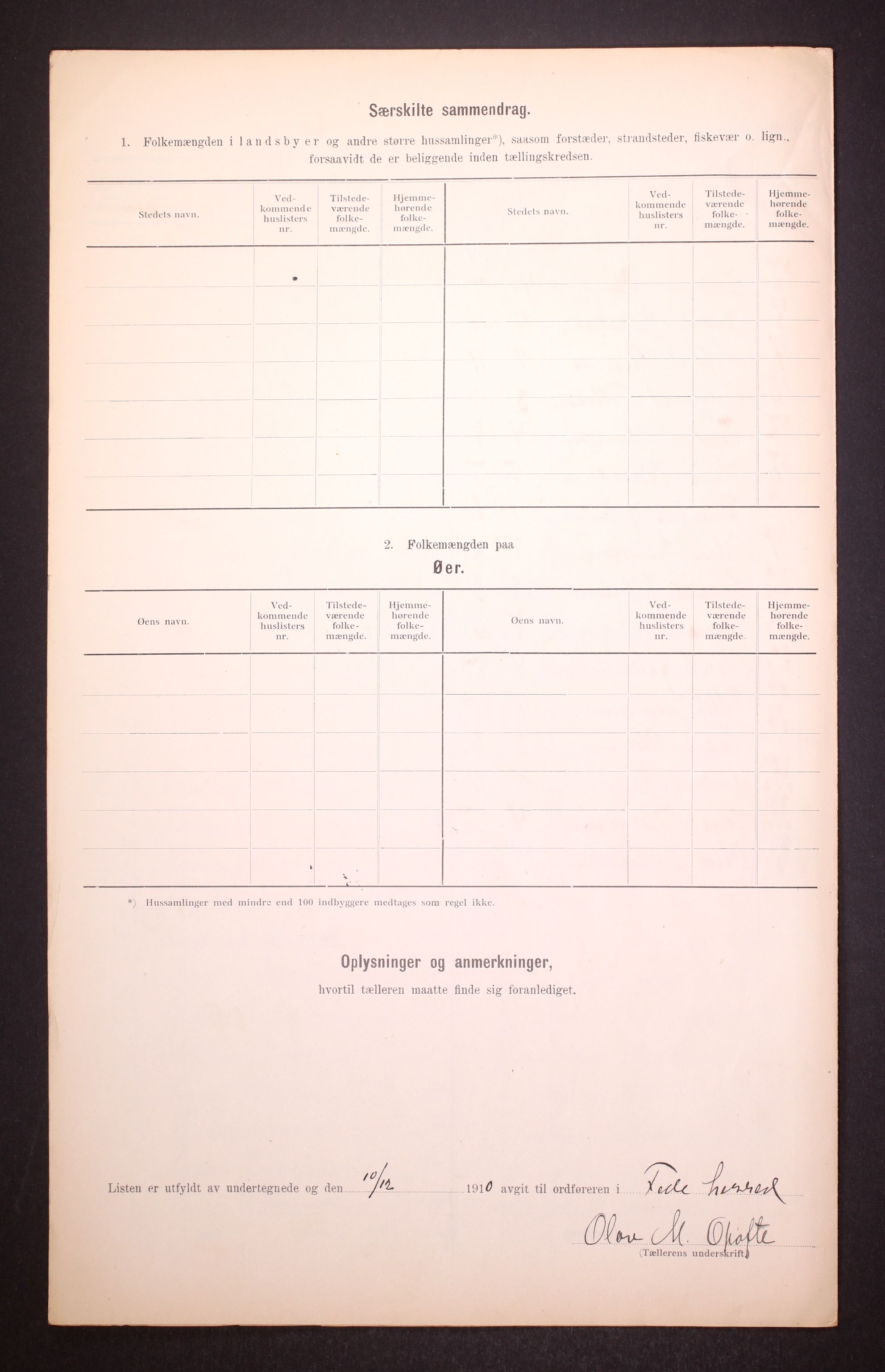 RA, Folketelling 1910 for 1038 Feda herred, 1910, s. 15