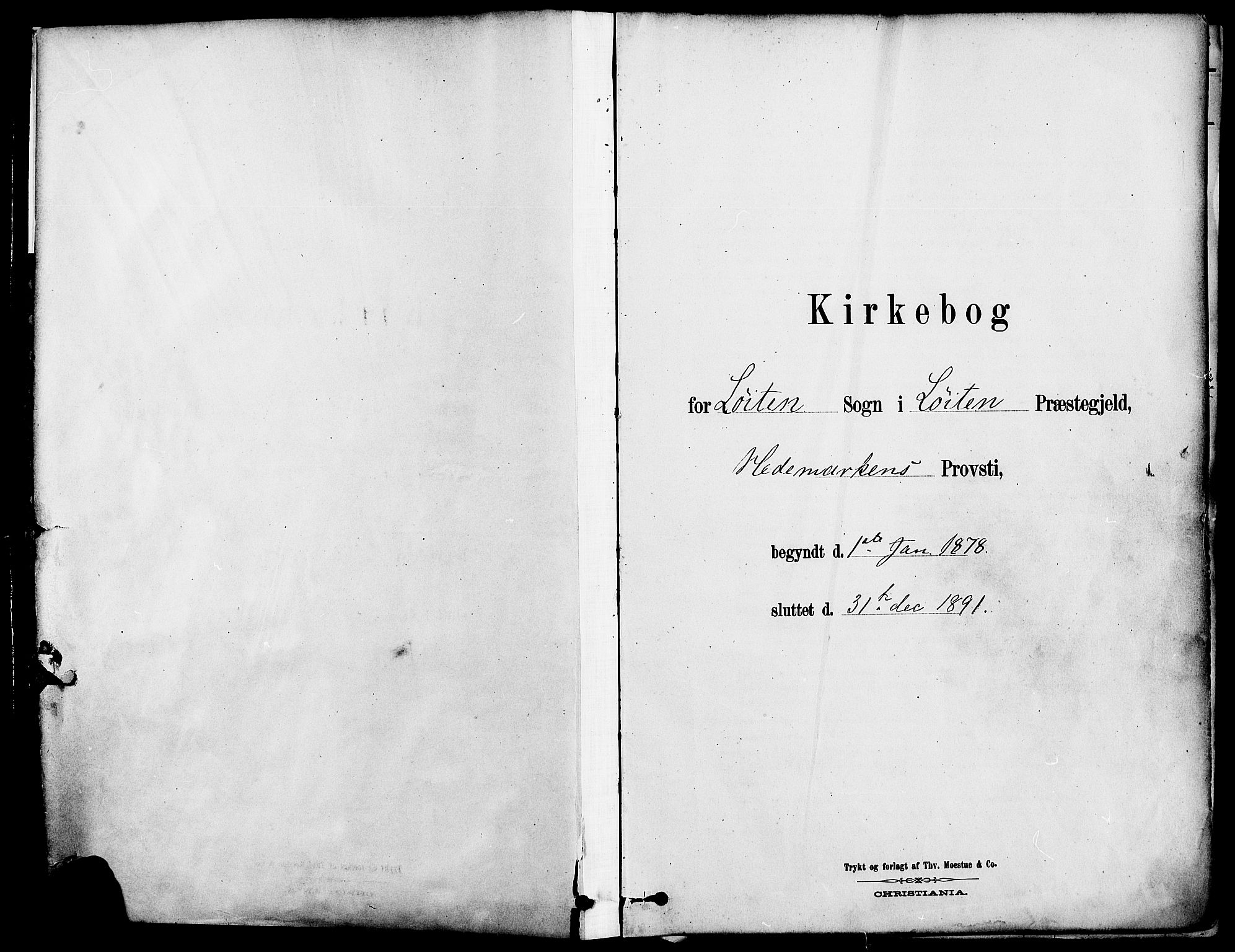Løten prestekontor, SAH/PREST-022/K/Ka/L0009: Ministerialbok nr. 9, 1878-1891