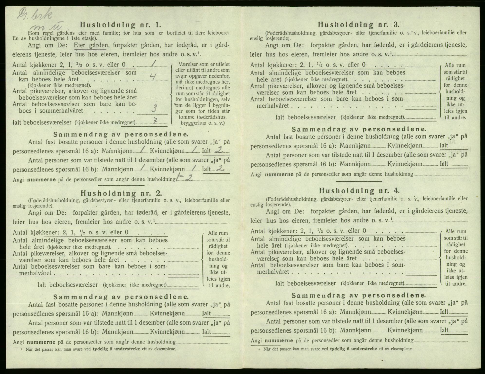 SAB, Folketelling 1920 for 1211 Etne herred, 1920, s. 587