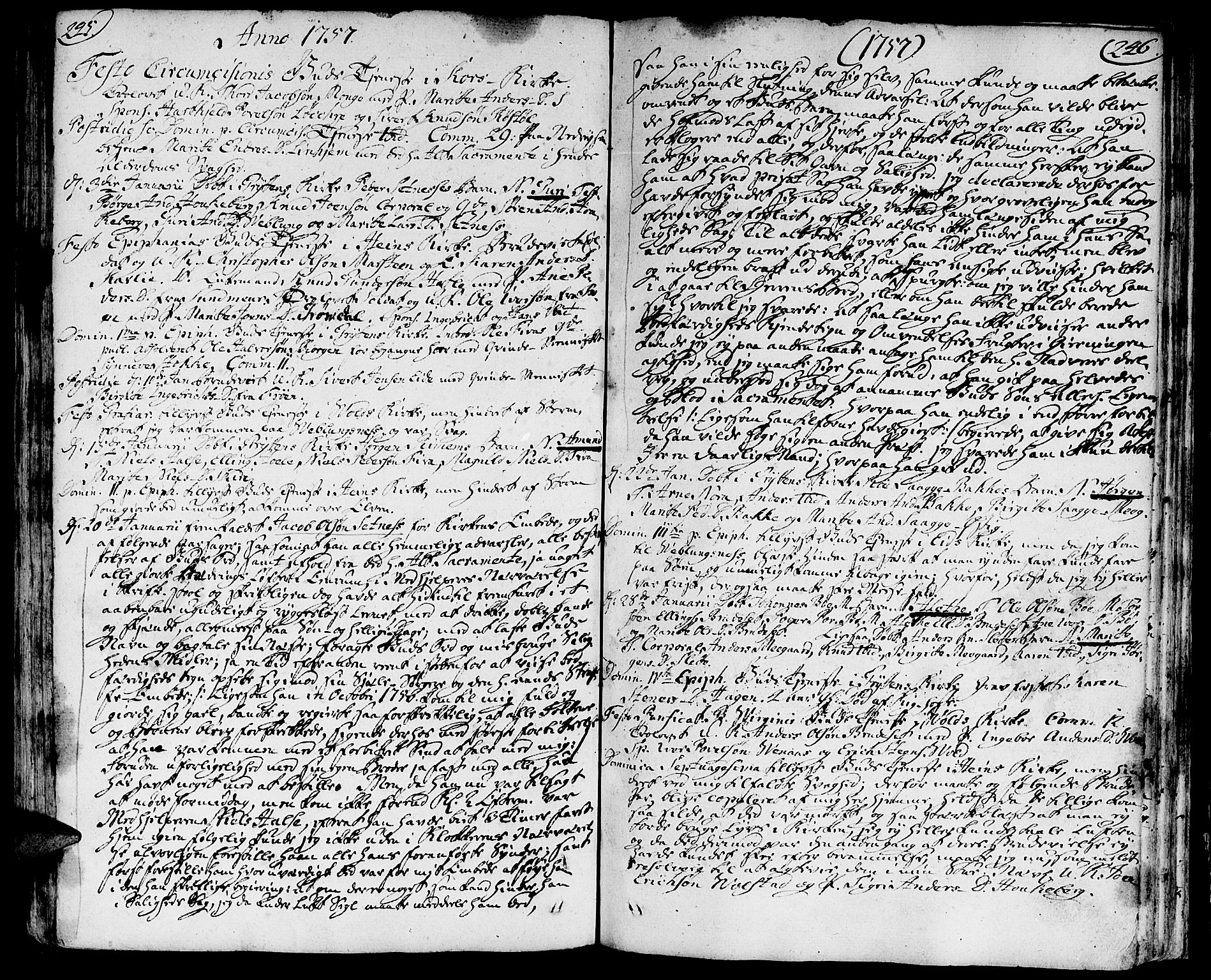 Ministerialprotokoller, klokkerbøker og fødselsregistre - Møre og Romsdal, AV/SAT-A-1454/544/L0568: Ministerialbok nr. 544A01, 1725-1763, s. 245-246