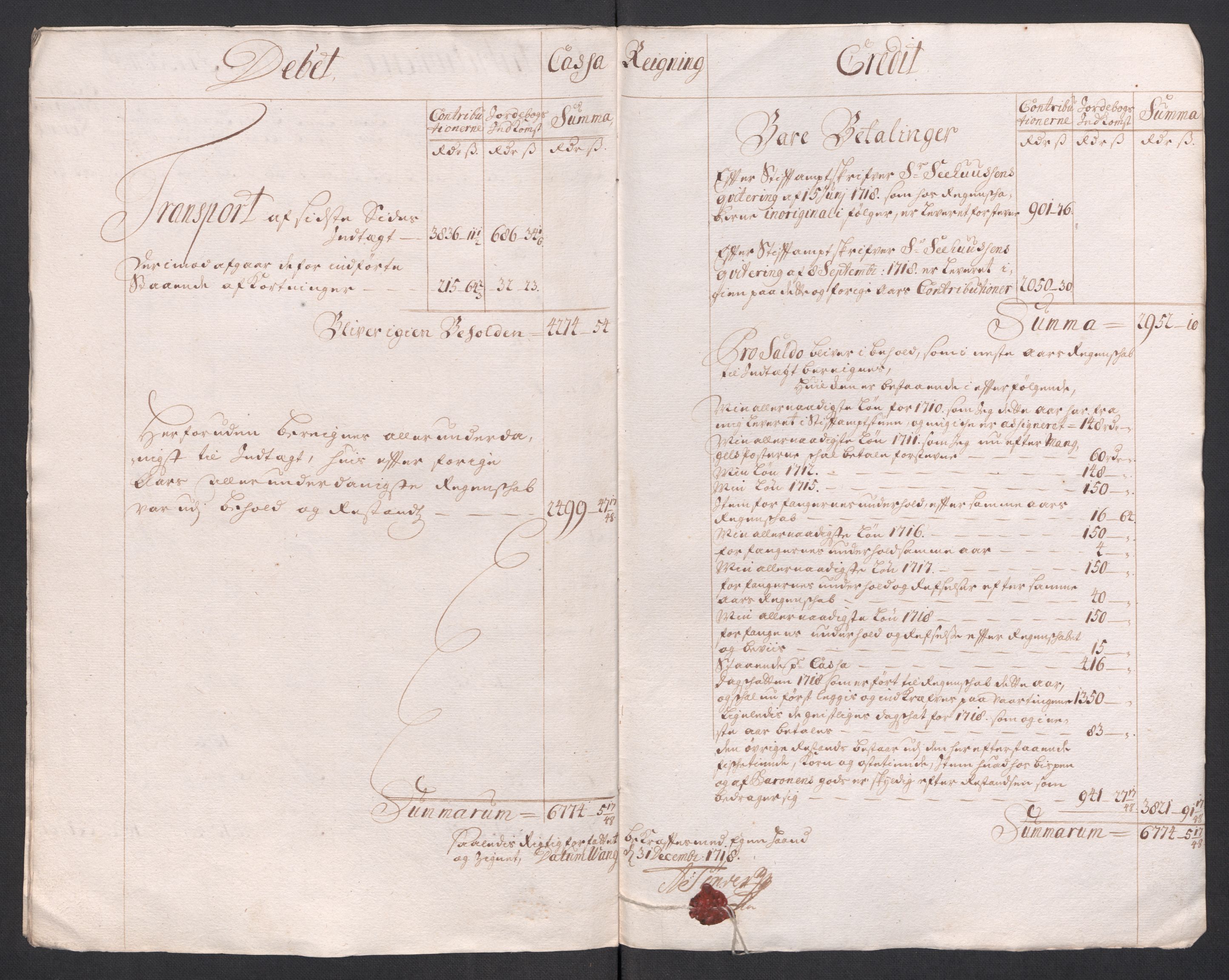 Rentekammeret inntil 1814, Reviderte regnskaper, Fogderegnskap, RA/EA-4092/R68/L4764: Fogderegnskap Senja og Troms, 1718, s. 19