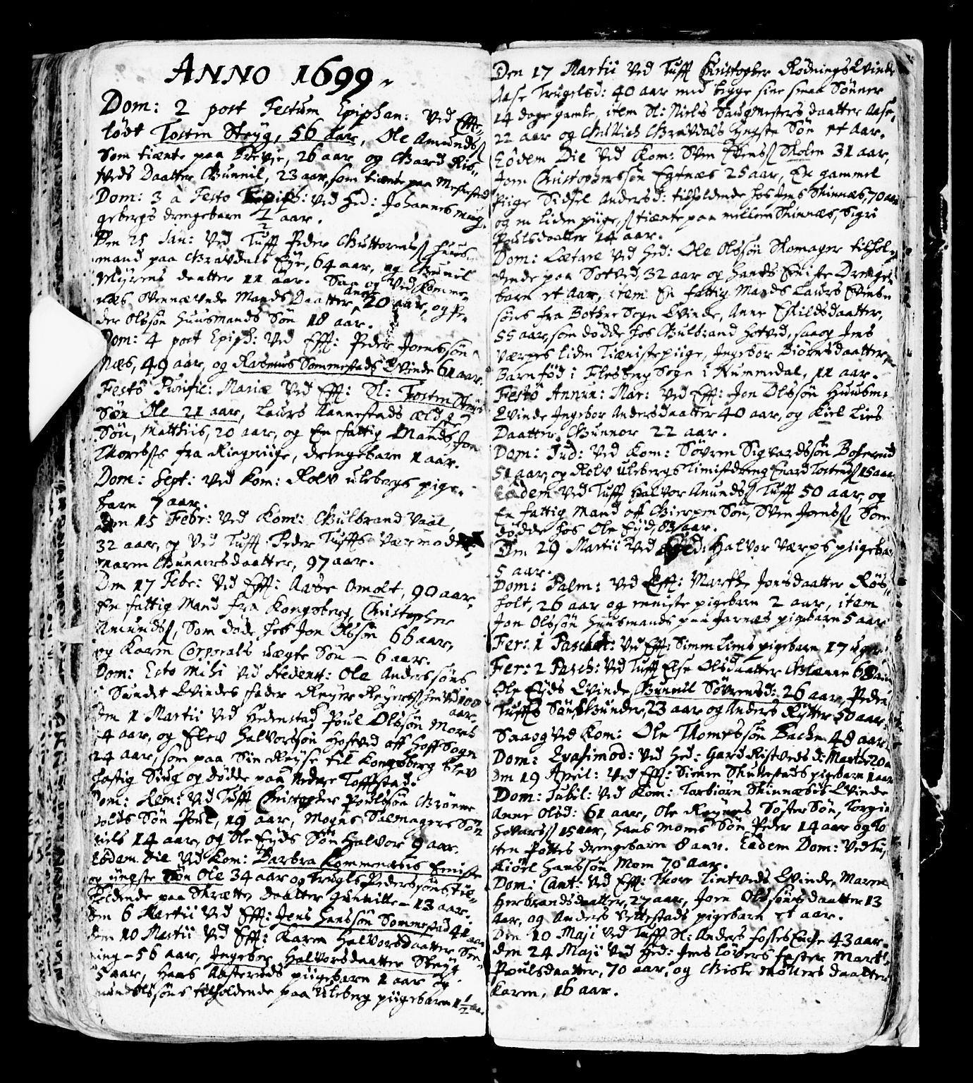 Sandsvær kirkebøker, SAKO/A-244/F/Fa/L0001: Ministerialbok nr. I 1, 1665-1725, s. 208