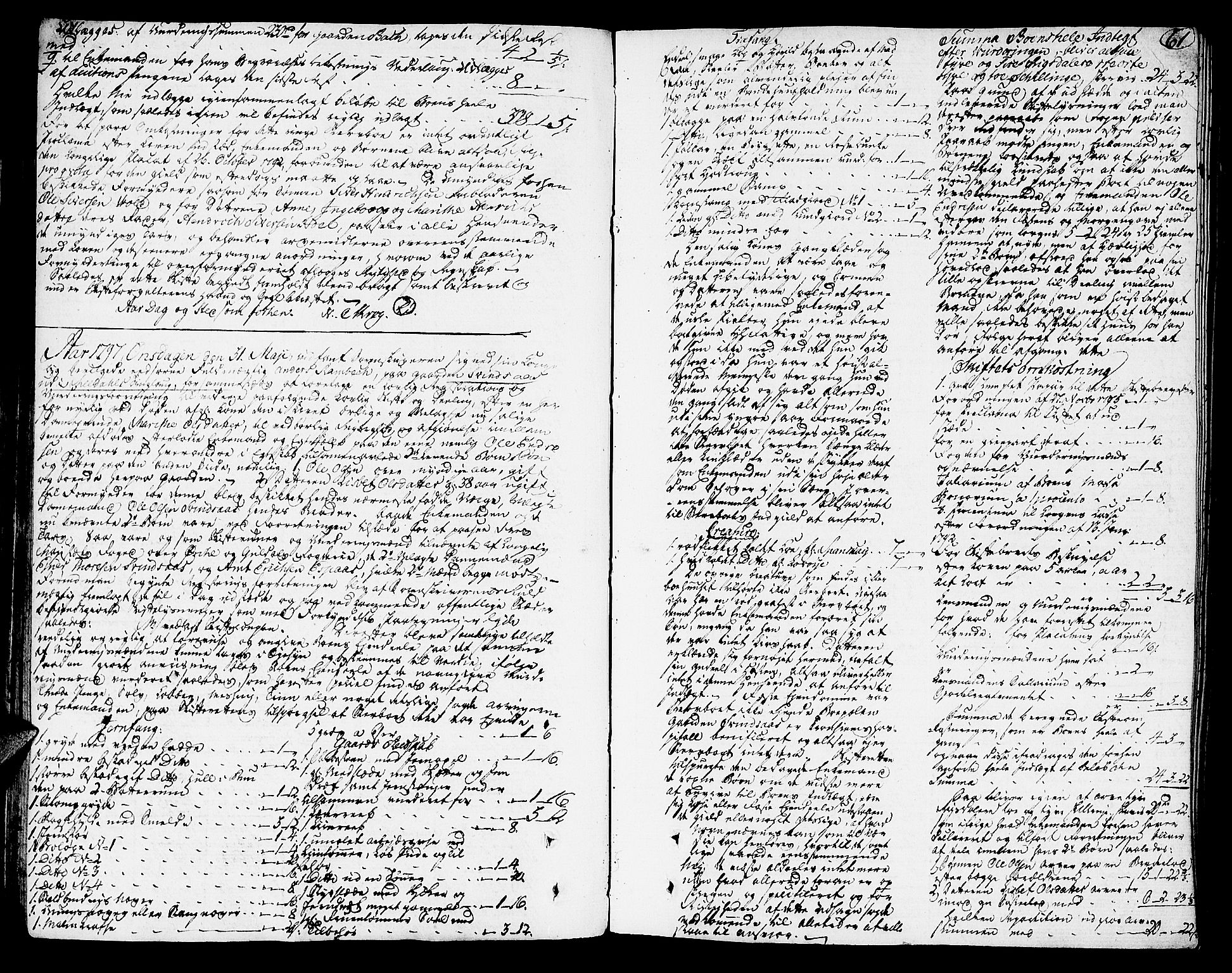 Orkdal sorenskriveri, AV/SAT-A-4169/1/3/3Aa/L0009: Skifteprotokoller, 1796-1805, s. 60b-61a