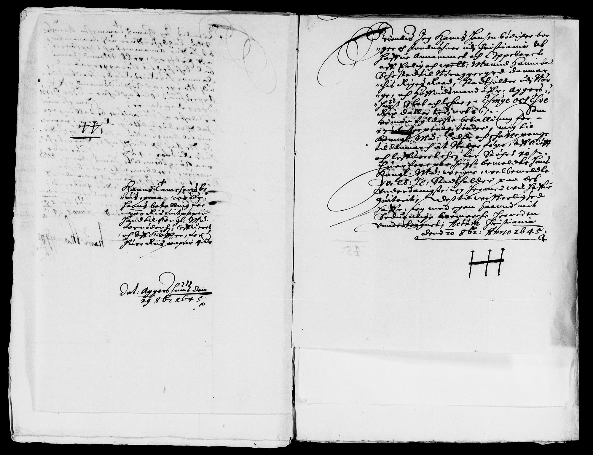 Rentekammeret inntil 1814, Reviderte regnskaper, Lensregnskaper, AV/RA-EA-5023/R/Rb/Rba/L0187: Akershus len, 1644-1647