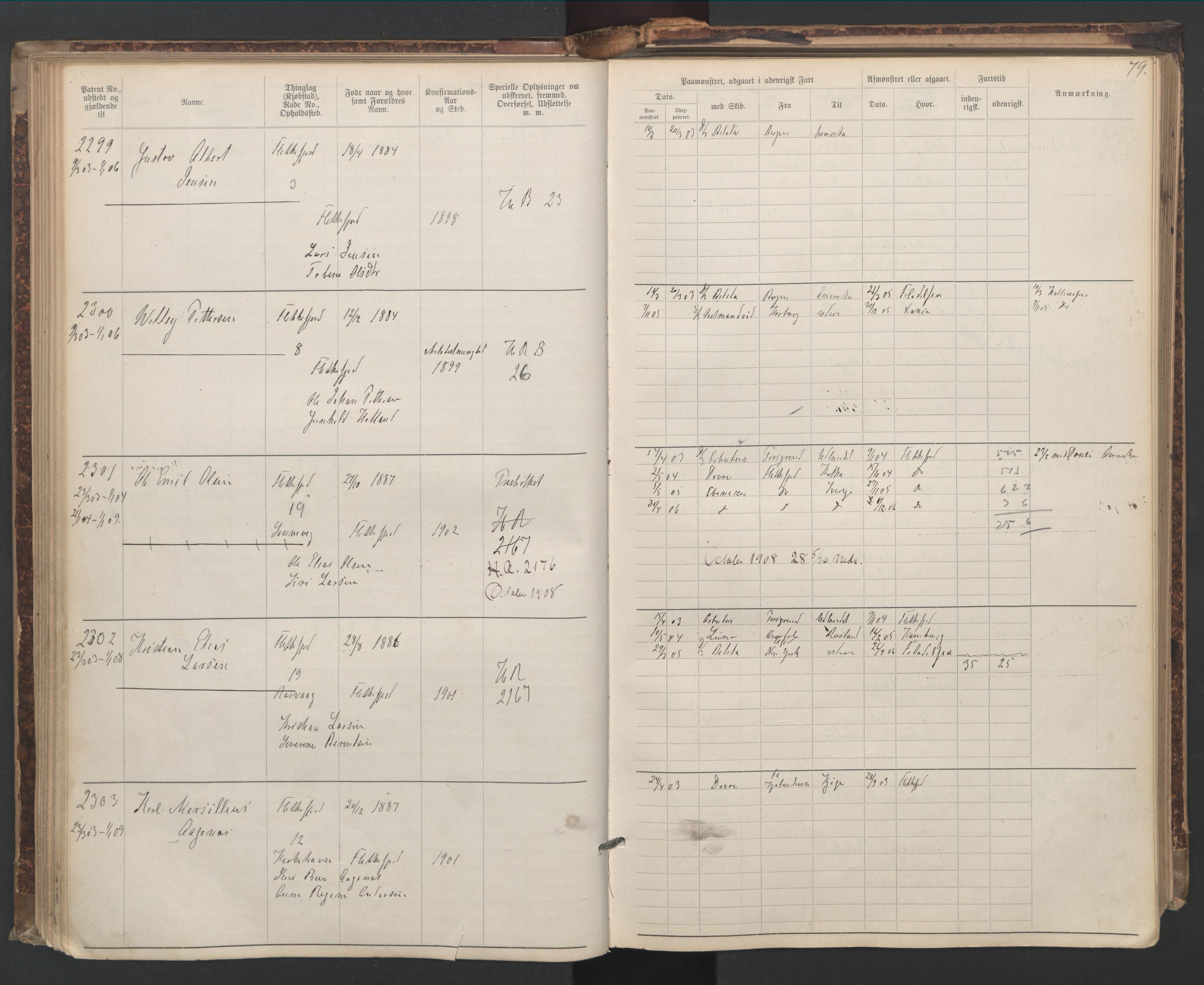 Flekkefjord mønstringskrets, SAK/2031-0018/F/Fa/L0006: Annotasjonsrulle nr 1916-2964 med register, Æ-3, 1891-1948, s. 109