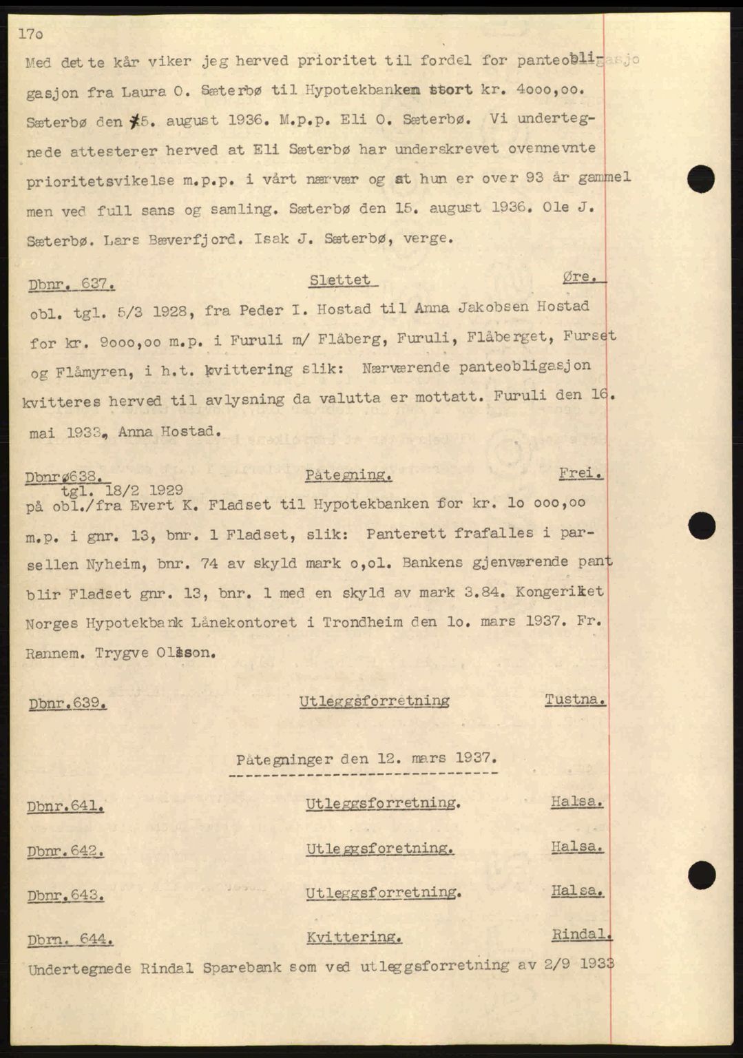 Nordmøre sorenskriveri, SAT/A-4132/1/2/2Ca: Pantebok nr. C80, 1936-1939, Dagboknr: 637/1937