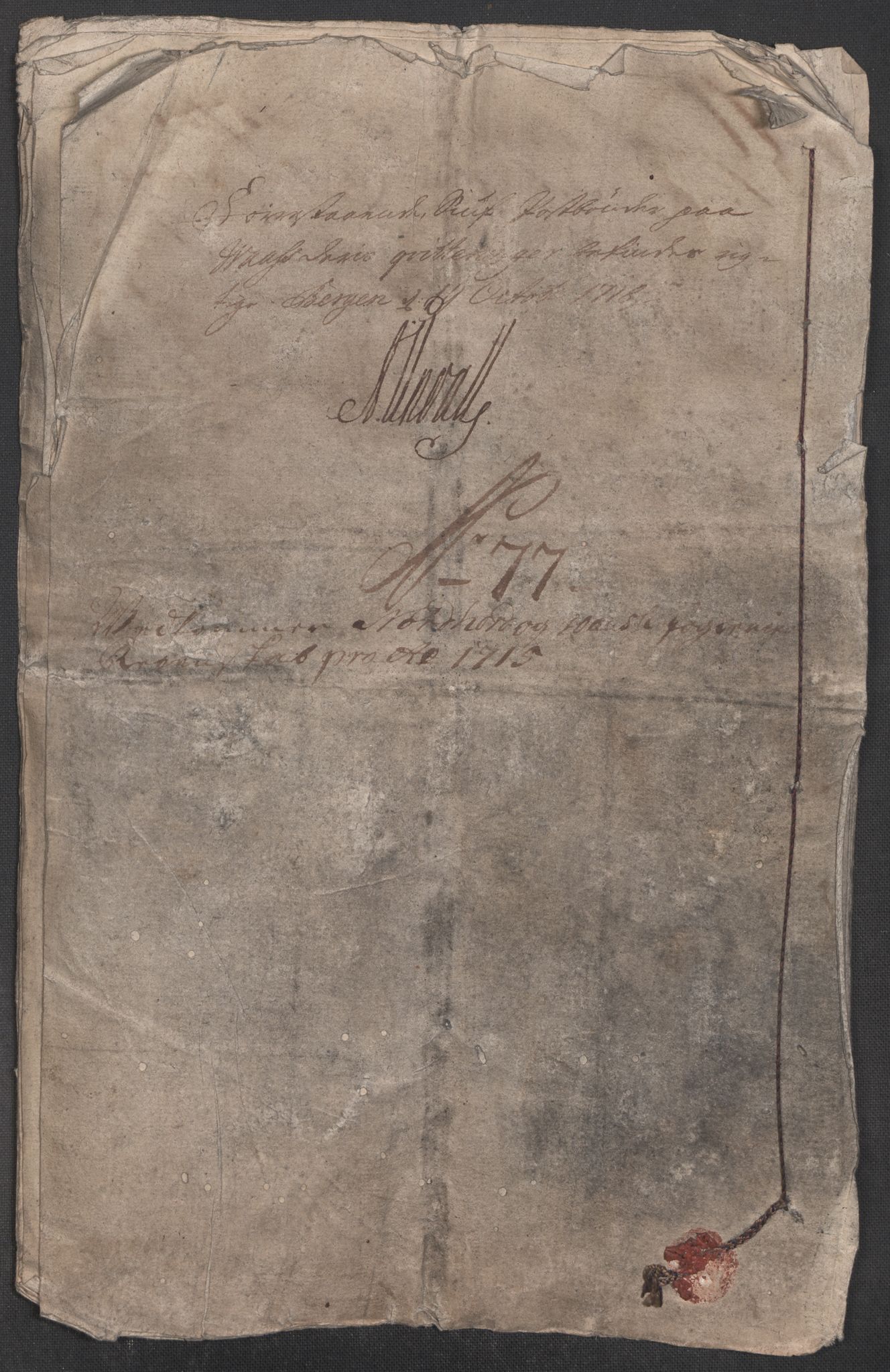 Rentekammeret inntil 1814, Reviderte regnskaper, Fogderegnskap, RA/EA-4092/R51/L3198: Fogderegnskap Nordhordland og Voss, 1715, s. 334