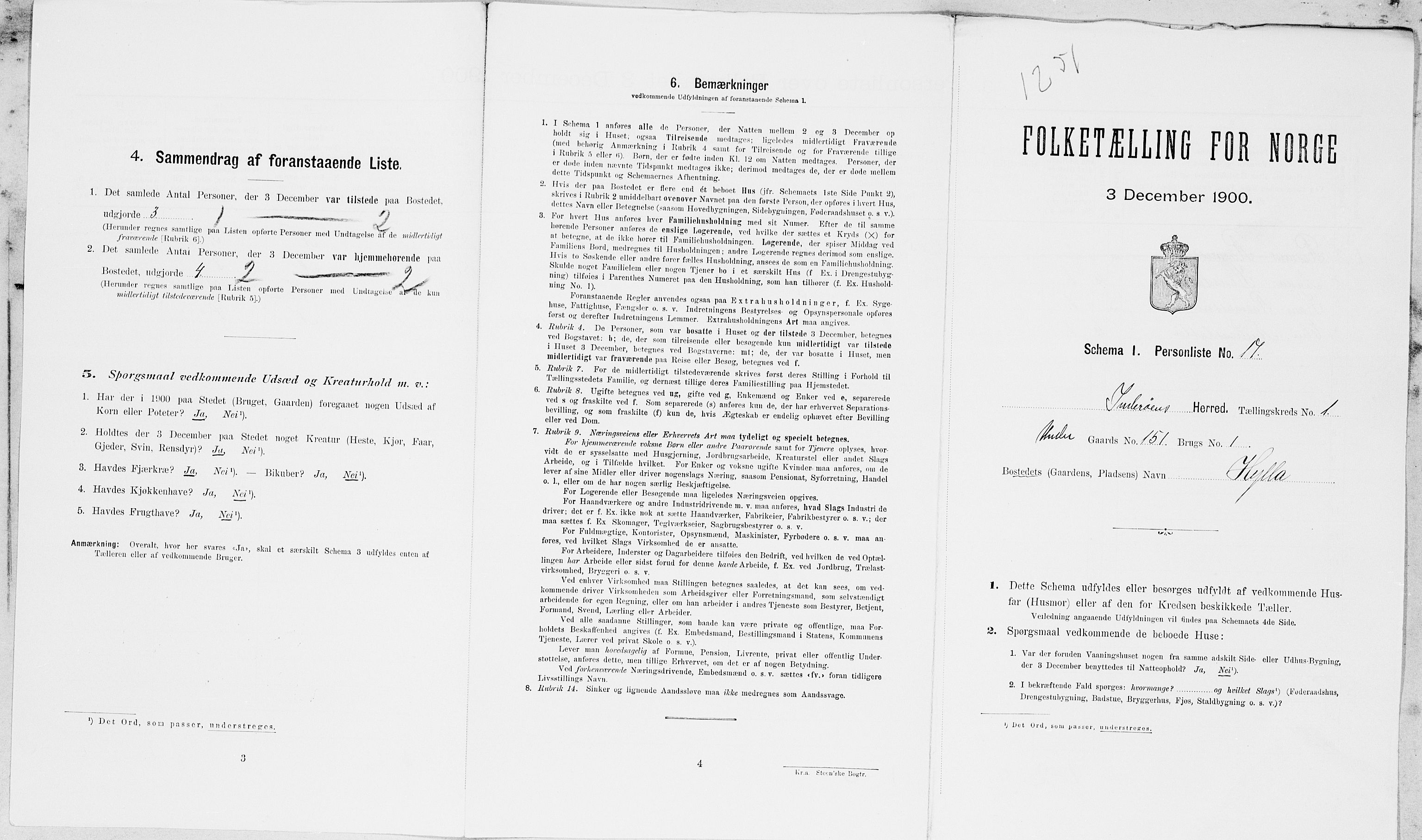 SAT, Folketelling 1900 for 1729 Inderøy herred, 1900, s. 146