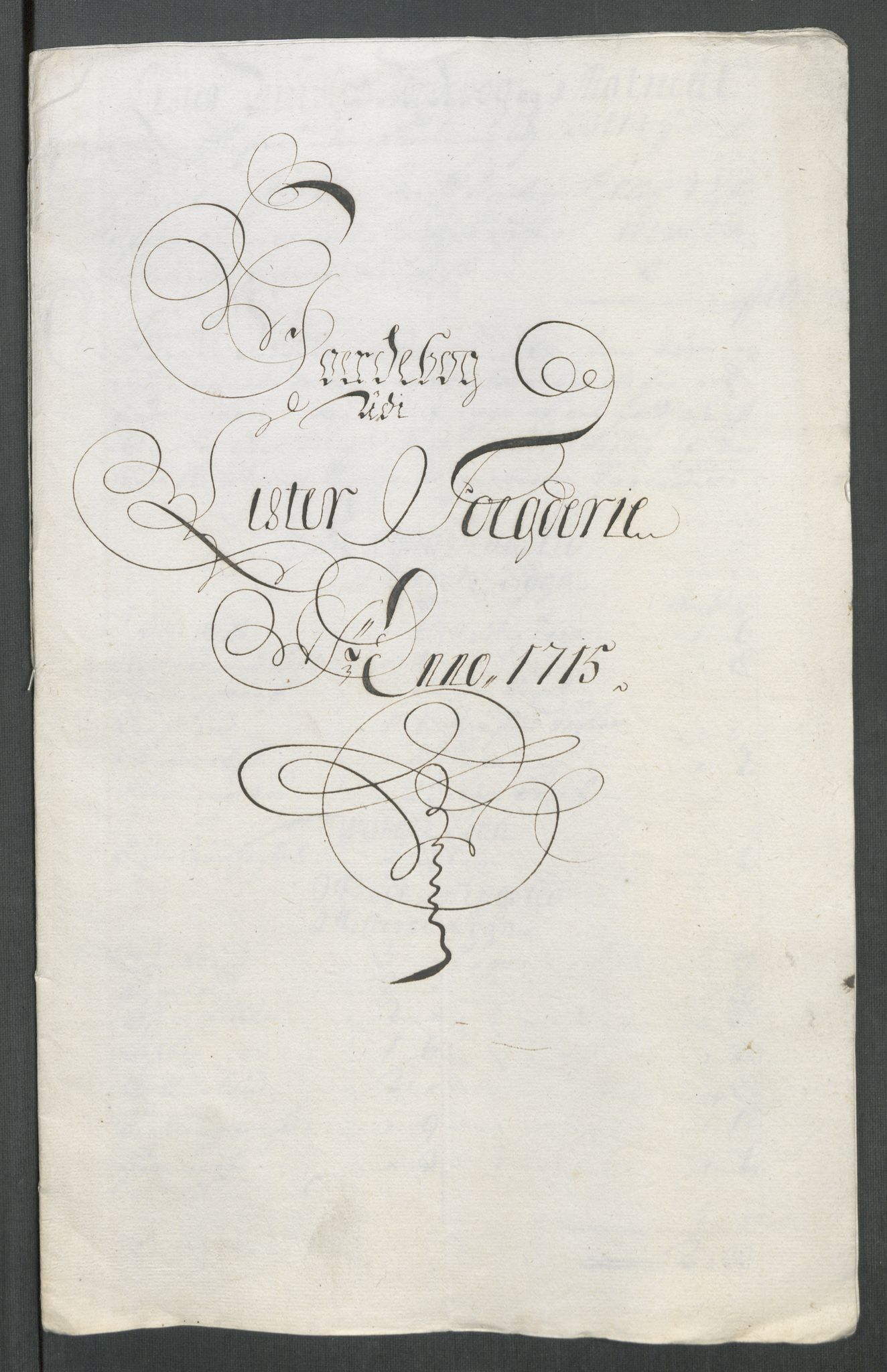 Rentekammeret inntil 1814, Reviderte regnskaper, Fogderegnskap, AV/RA-EA-4092/R43/L2559: Fogderegnskap Lista og Mandal, 1715, s. 43