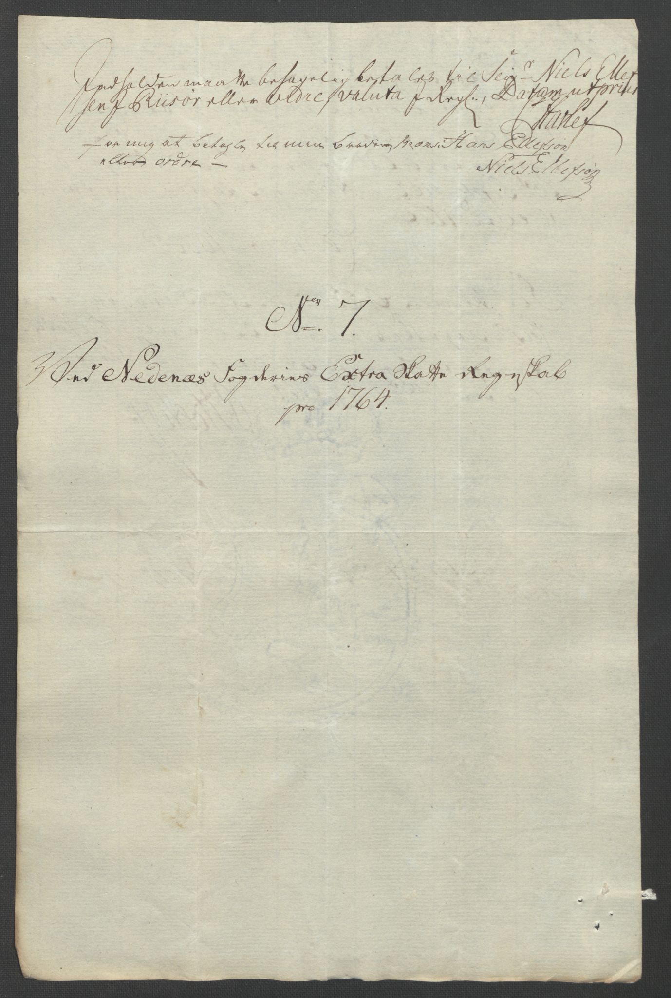 Rentekammeret inntil 1814, Reviderte regnskaper, Fogderegnskap, RA/EA-4092/R39/L2424: Ekstraskatten Nedenes, 1762-1767, s. 108