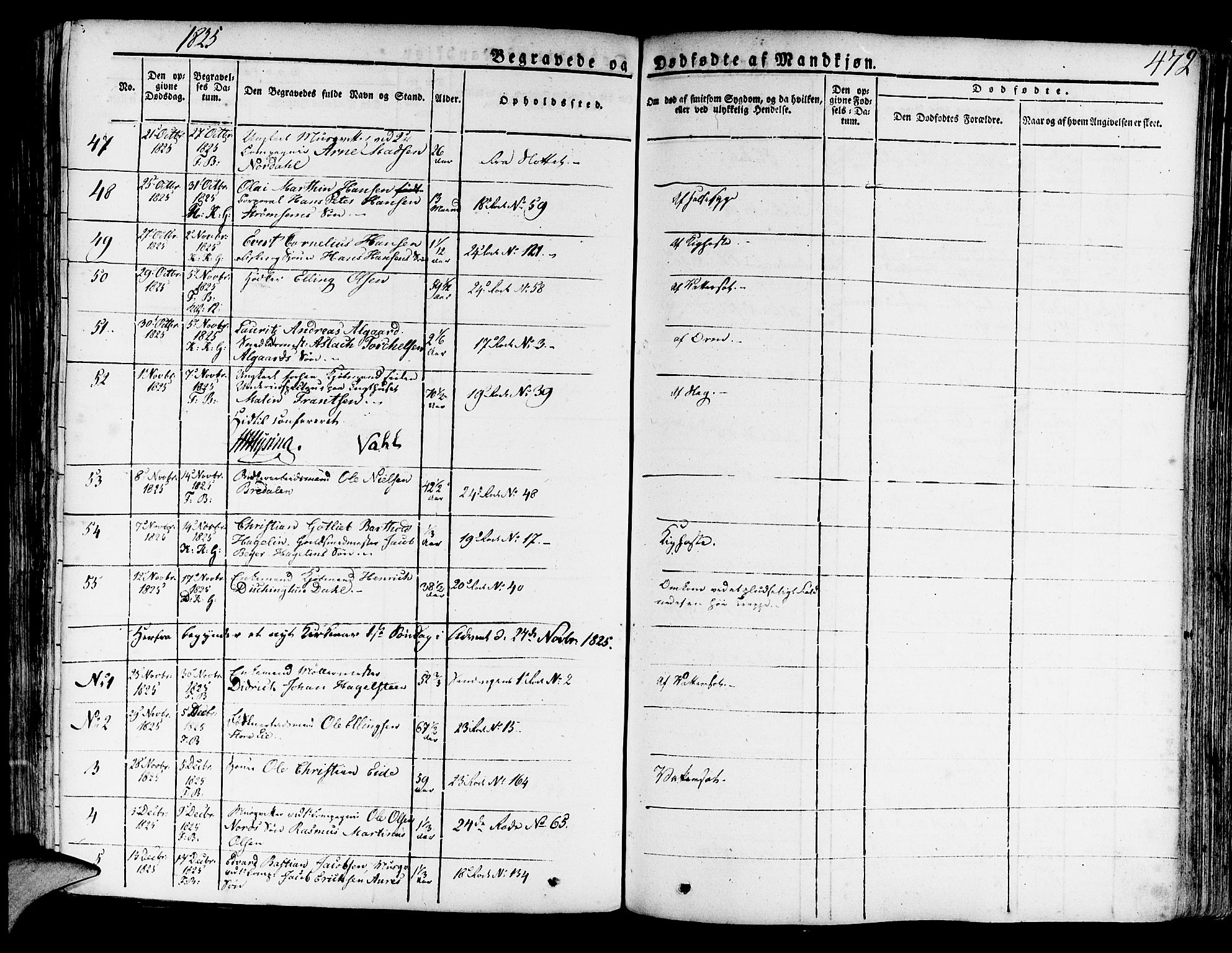 Korskirken sokneprestembete, SAB/A-76101/H/Haa/L0014: Ministerialbok nr. A 14, 1823-1835, s. 472