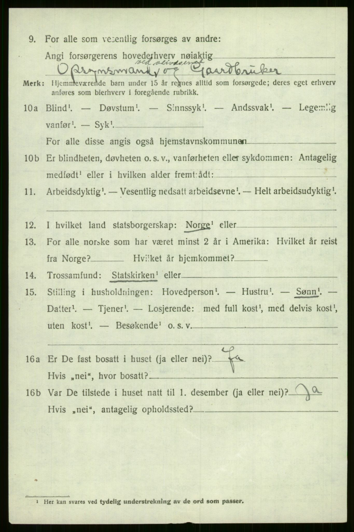 SAB, Folketelling 1920 for 1237 Evanger herred, 1920, s. 4202