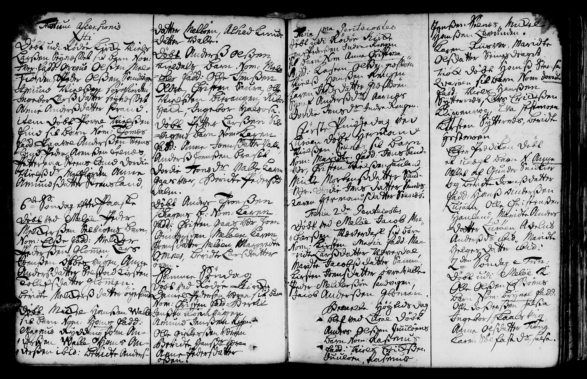 Ministerialprotokoller, klokkerbøker og fødselsregistre - Nordland, AV/SAT-A-1459/841/L0586: Ministerialbok nr. 841A01, 1739-1750, s. 91