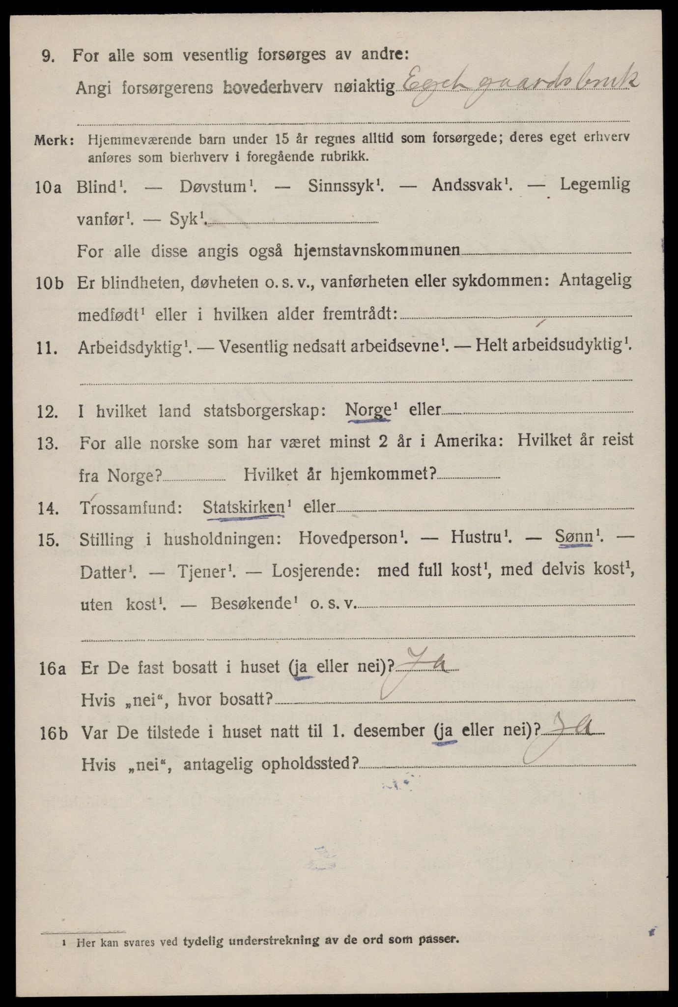 SAST, Folketelling 1920 for 1124 Håland herred, 1920, s. 2608