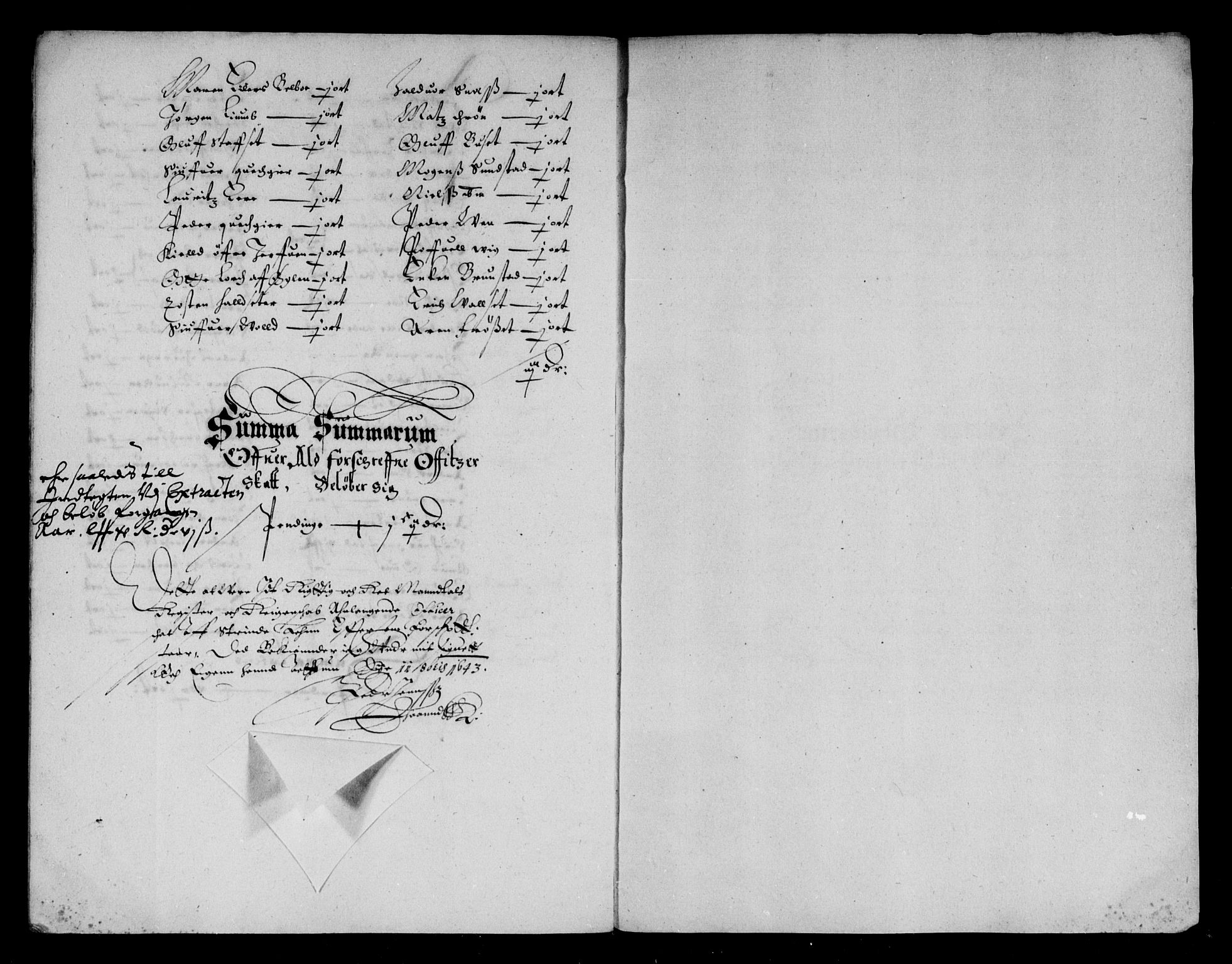 Rentekammeret inntil 1814, Reviderte regnskaper, Lensregnskaper, AV/RA-EA-5023/R/Rb/Rbw/L0080: Trondheim len, 1643-1644