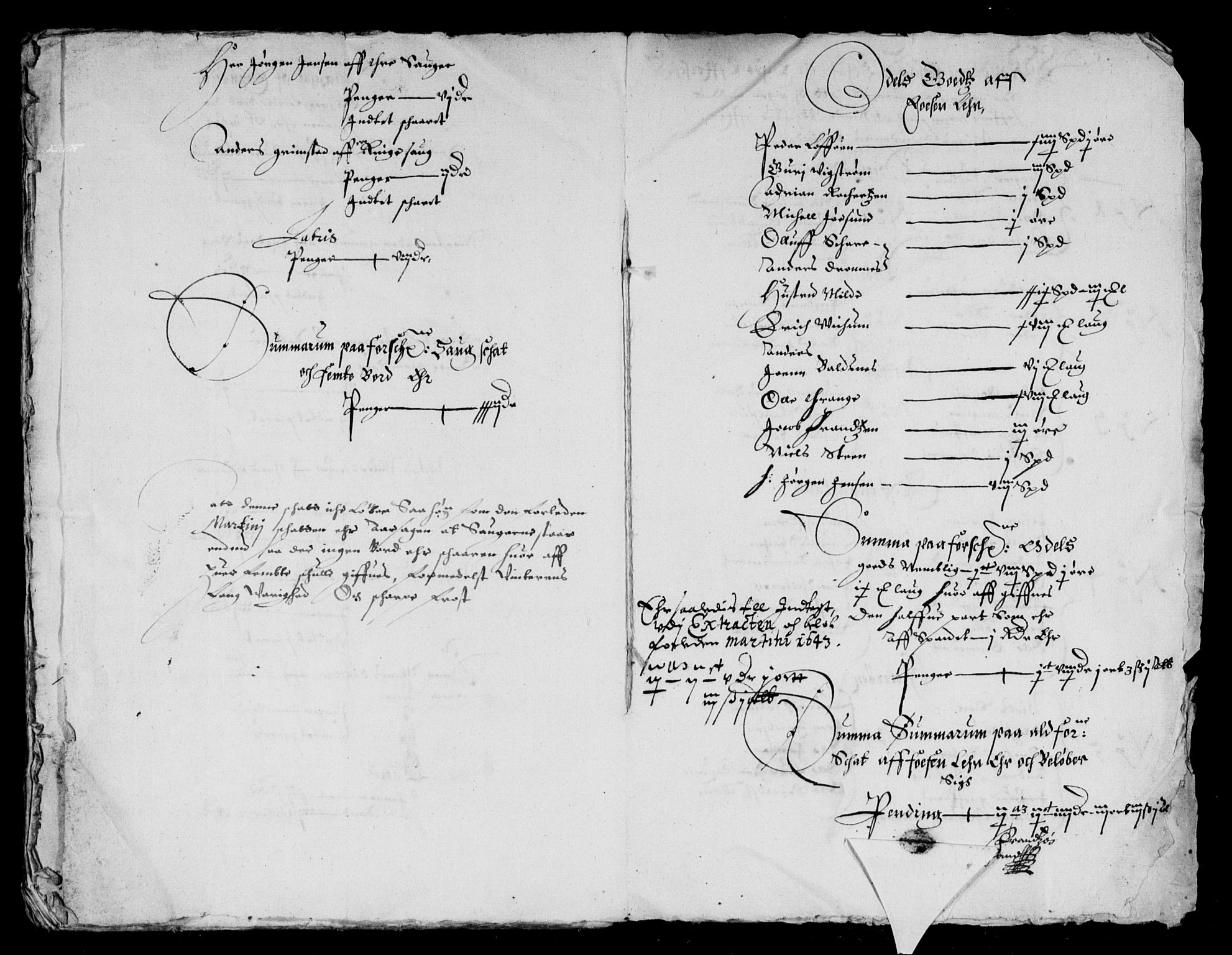 Rentekammeret inntil 1814, Reviderte regnskaper, Lensregnskaper, AV/RA-EA-5023/R/Rb/Rbw/L0079: Trondheim len, 1643-1644