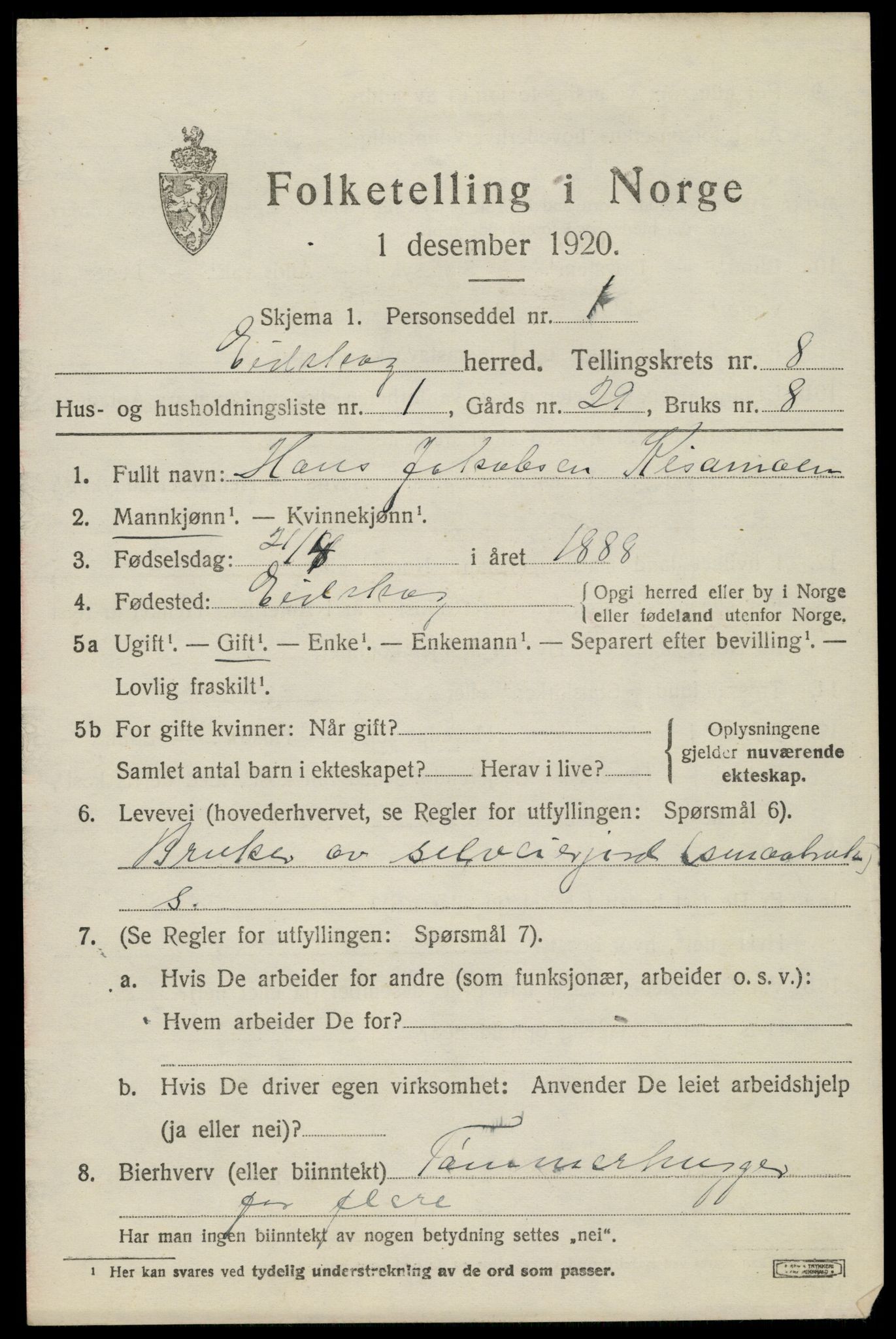 SAH, Folketelling 1920 for 0420 Eidskog herred, 1920, s. 8805