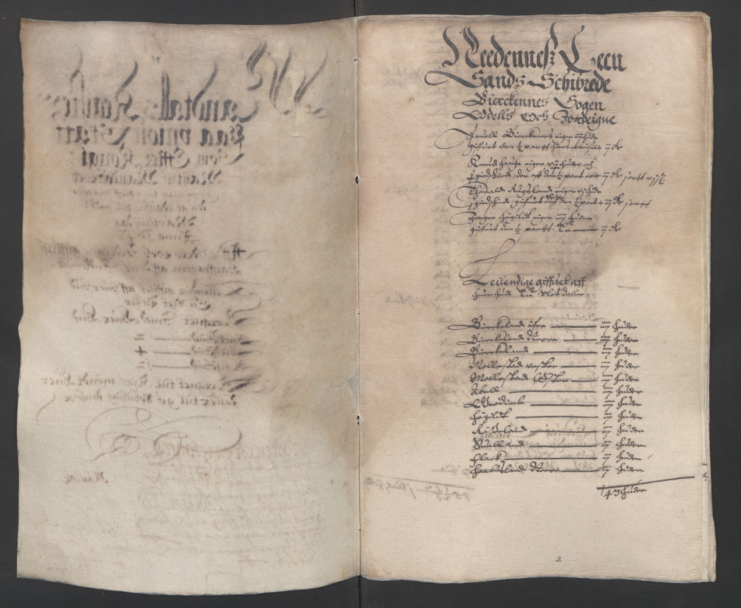 Rentekammeret inntil 1814, Reviderte regnskaper, Lensregnskaper, AV/RA-EA-5023/R/Rb/Rbq/L0032: Nedenes len. Mandals len. Råbyggelag., 1641-1643