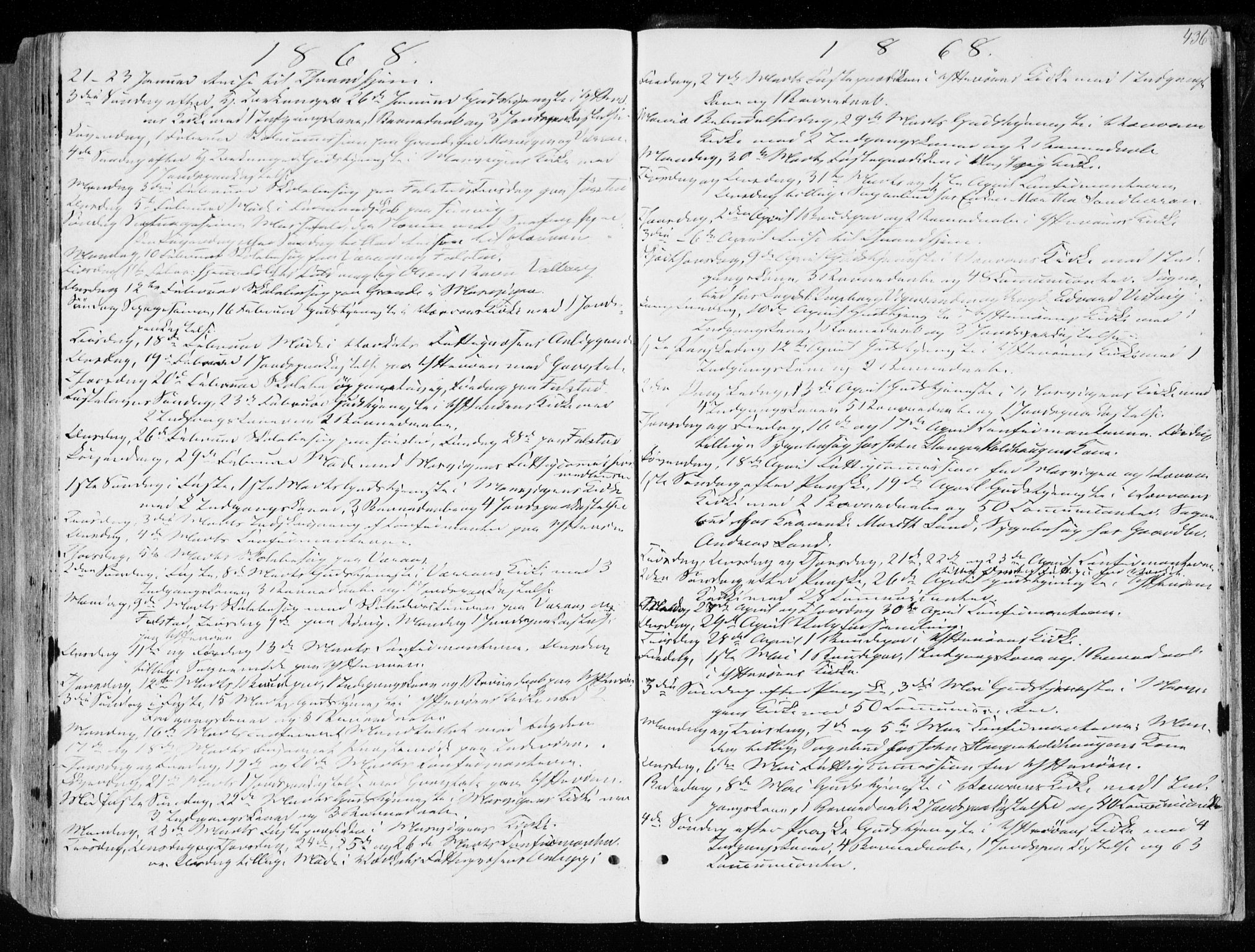 Ministerialprotokoller, klokkerbøker og fødselsregistre - Nord-Trøndelag, SAT/A-1458/722/L0218: Ministerialbok nr. 722A05, 1843-1868, s. 436