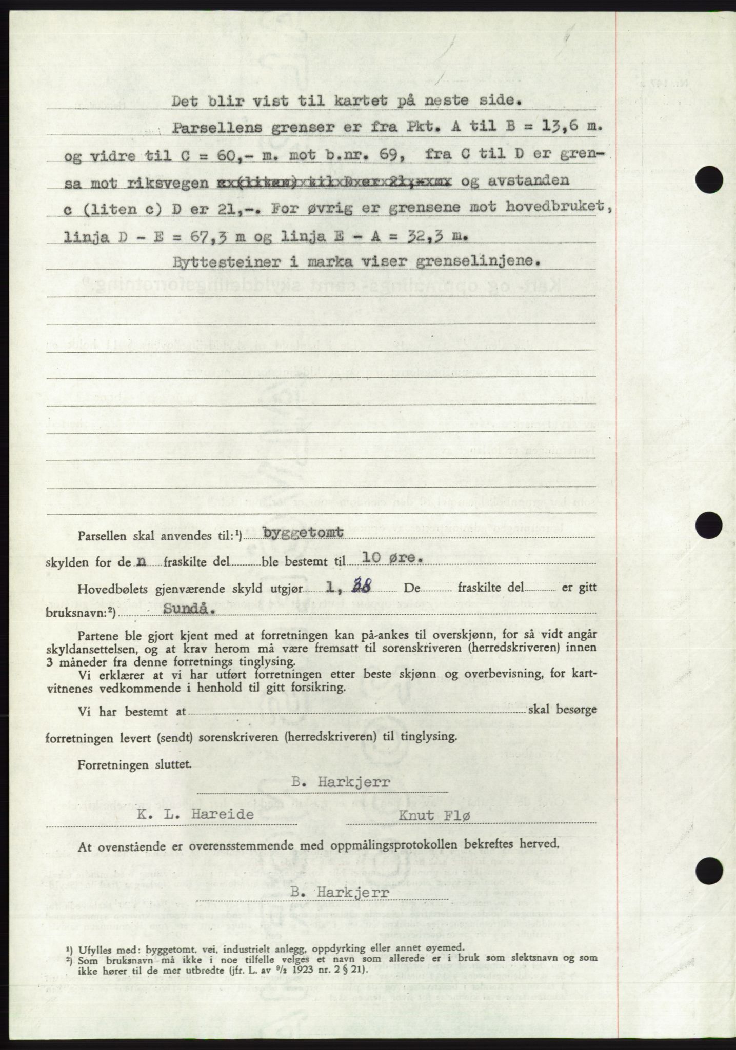 Søre Sunnmøre sorenskriveri, AV/SAT-A-4122/1/2/2C/L0104: Pantebok nr. 30A, 1956-1956, Dagboknr: 1664/1956