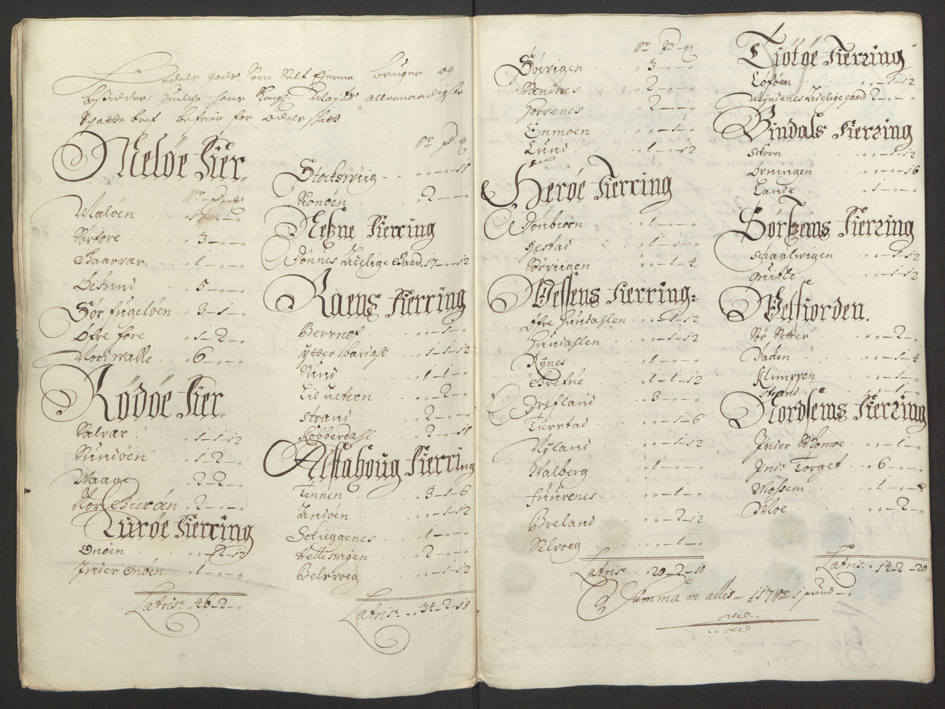 Rentekammeret inntil 1814, Reviderte regnskaper, Fogderegnskap, RA/EA-4092/R65/L4505: Fogderegnskap Helgeland, 1693-1696, s. 488