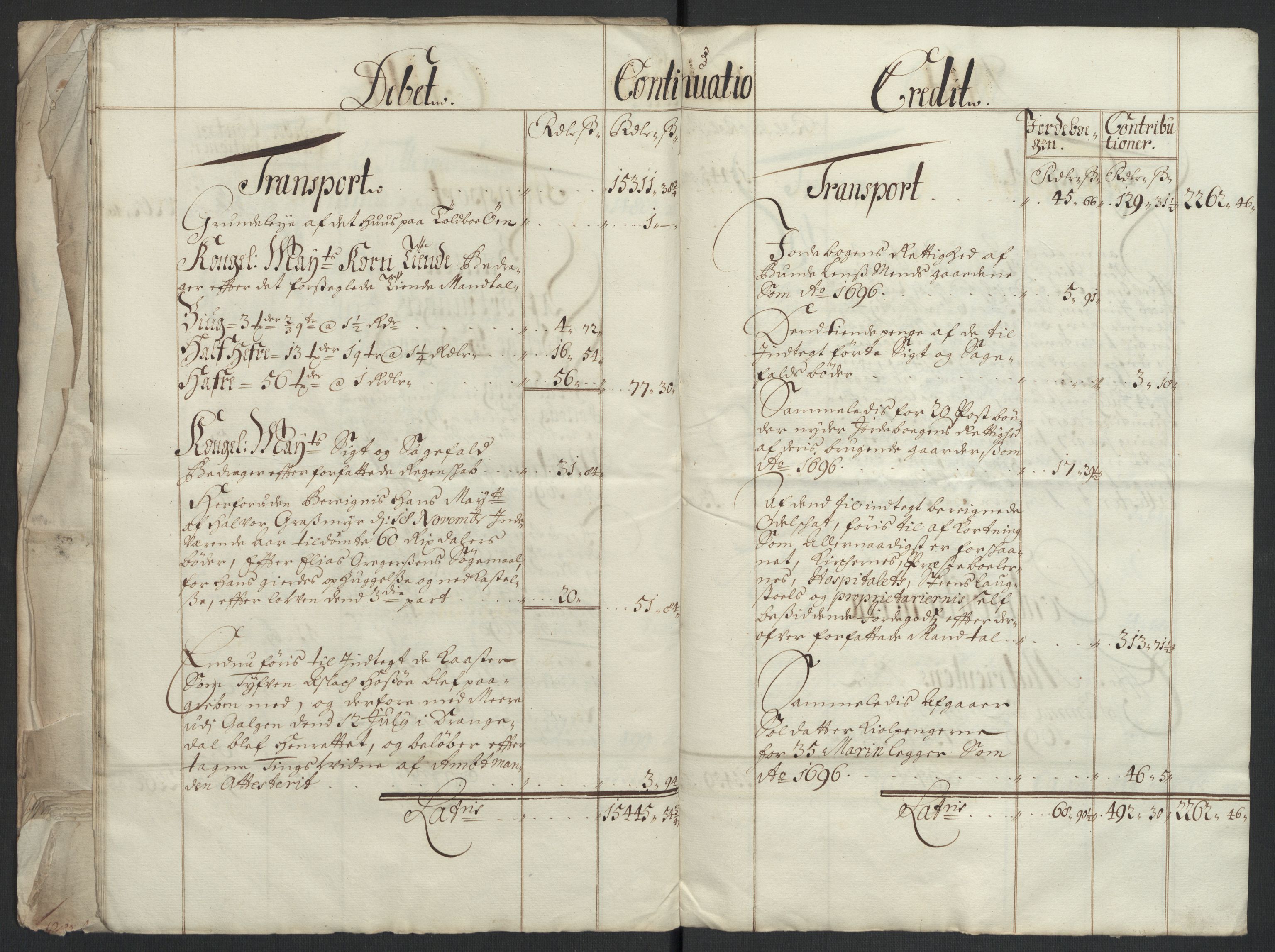 Rentekammeret inntil 1814, Reviderte regnskaper, Fogderegnskap, AV/RA-EA-4092/R36/L2096: Fogderegnskap Øvre og Nedre Telemark og Bamble, 1697, s. 20