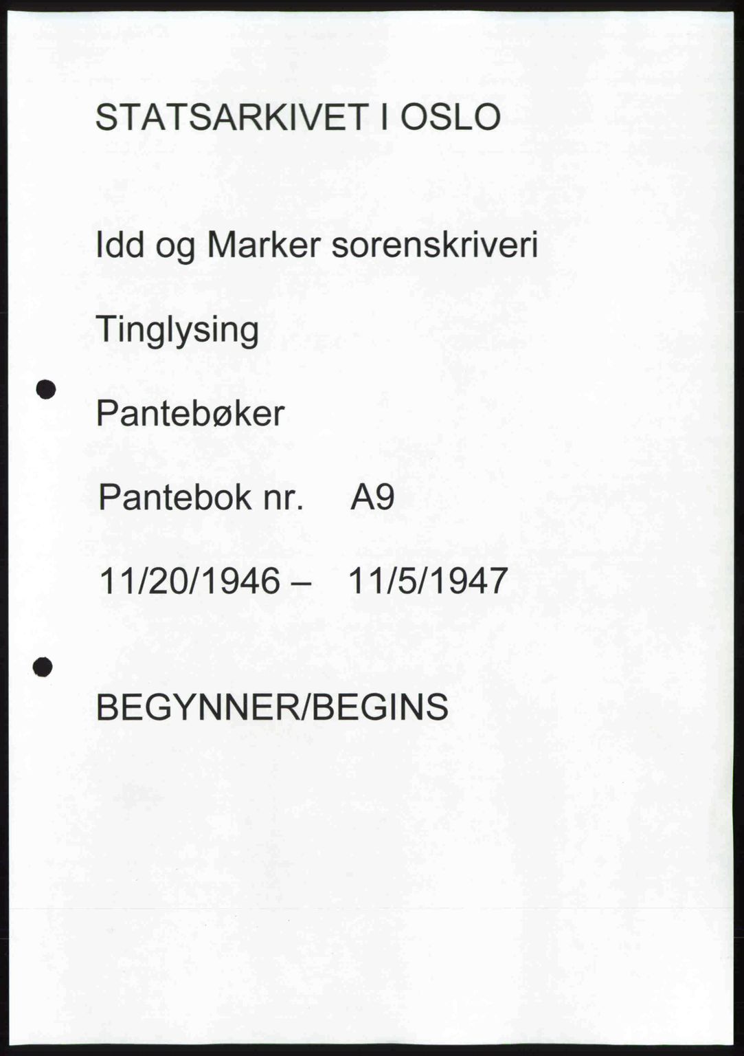 Idd og Marker sorenskriveri, SAO/A-10283/G/Gb/Gbb/L0009: Pantebok nr. A9, 1946-1947