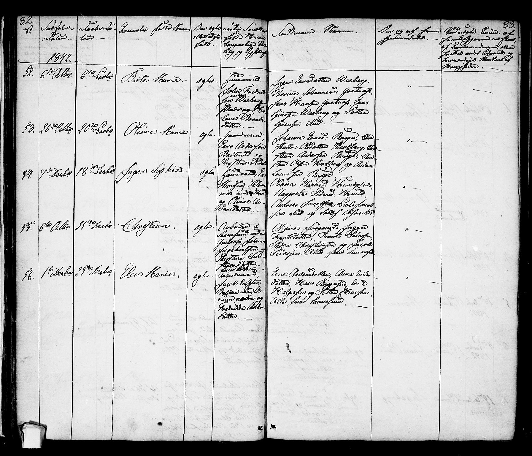 Borge prestekontor Kirkebøker, AV/SAO-A-10903/F/Fa/L0004: Ministerialbok nr. I 4, 1836-1848, s. 82-83