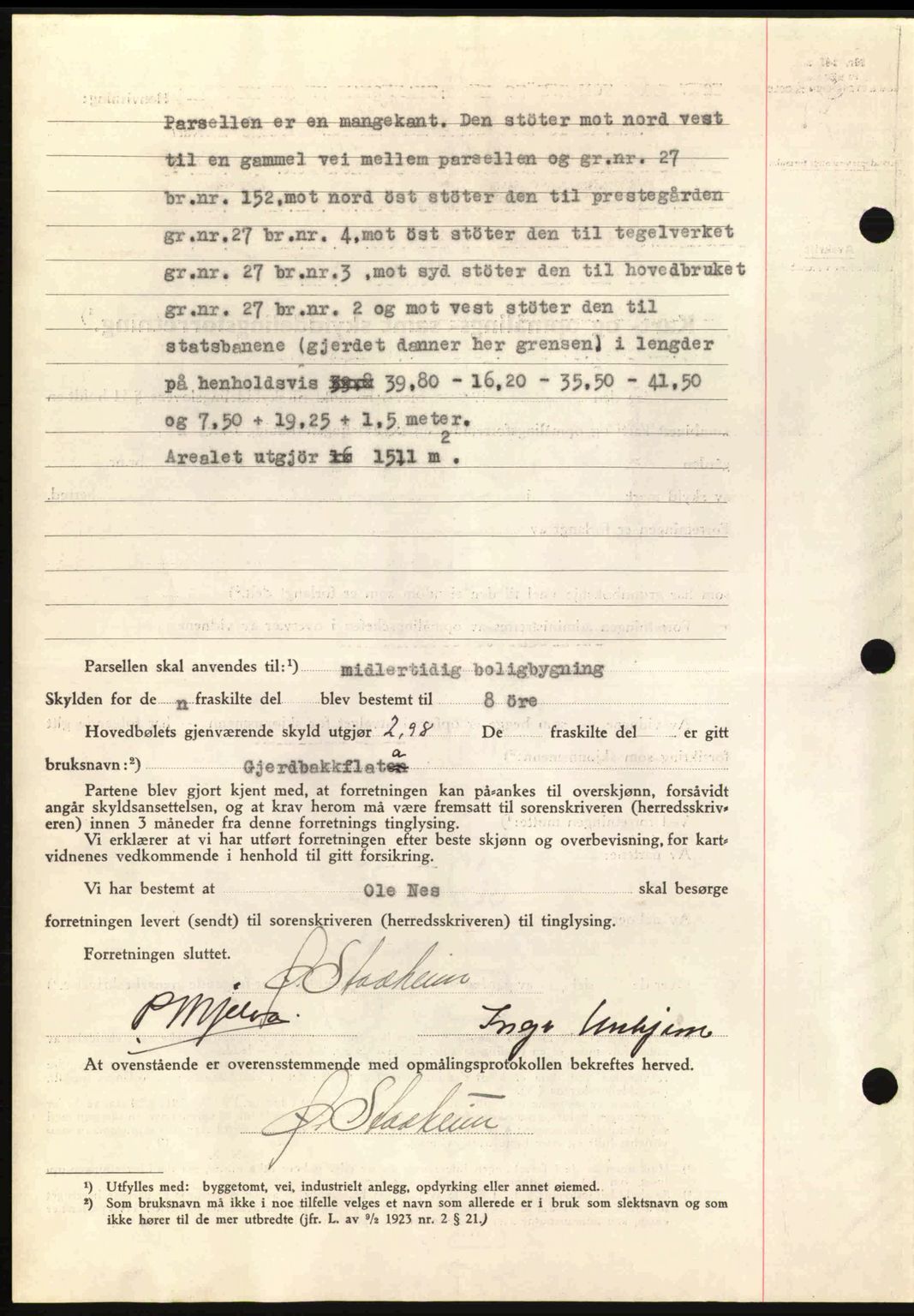 Romsdal sorenskriveri, AV/SAT-A-4149/1/2/2C: Pantebok nr. A11, 1941-1942, Dagboknr: 2075/1941
