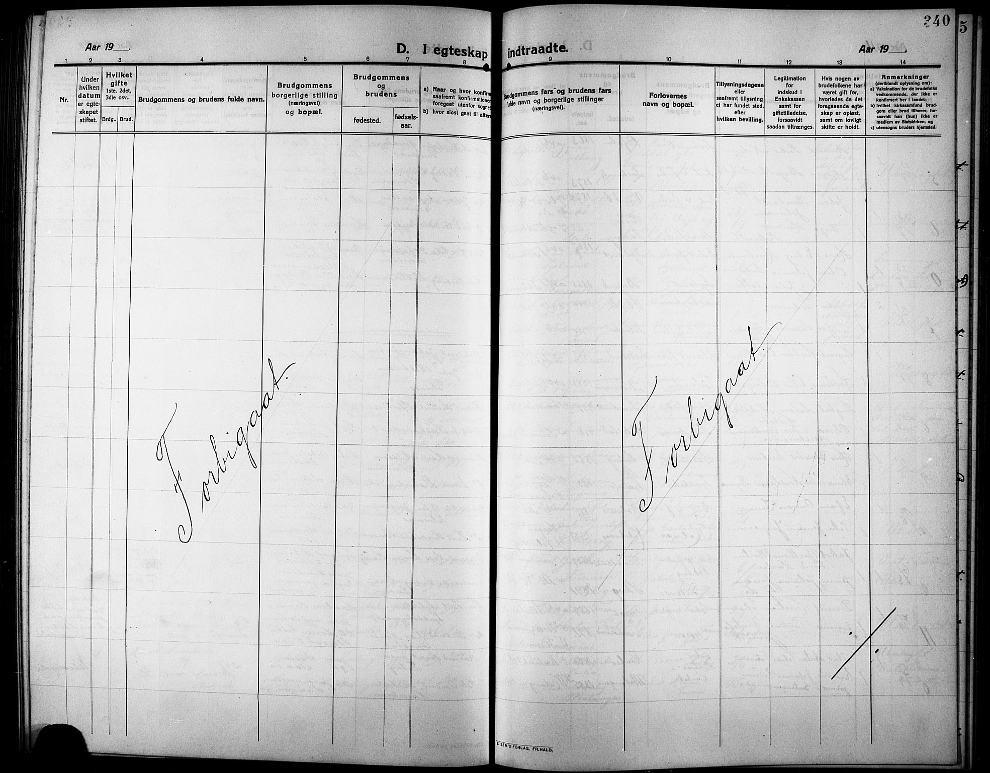 Ibestad sokneprestembete, AV/SATØ-S-0077/H/Ha/Hab/L0009klokker: Klokkerbok nr. 9, 1902-1914, s. 340