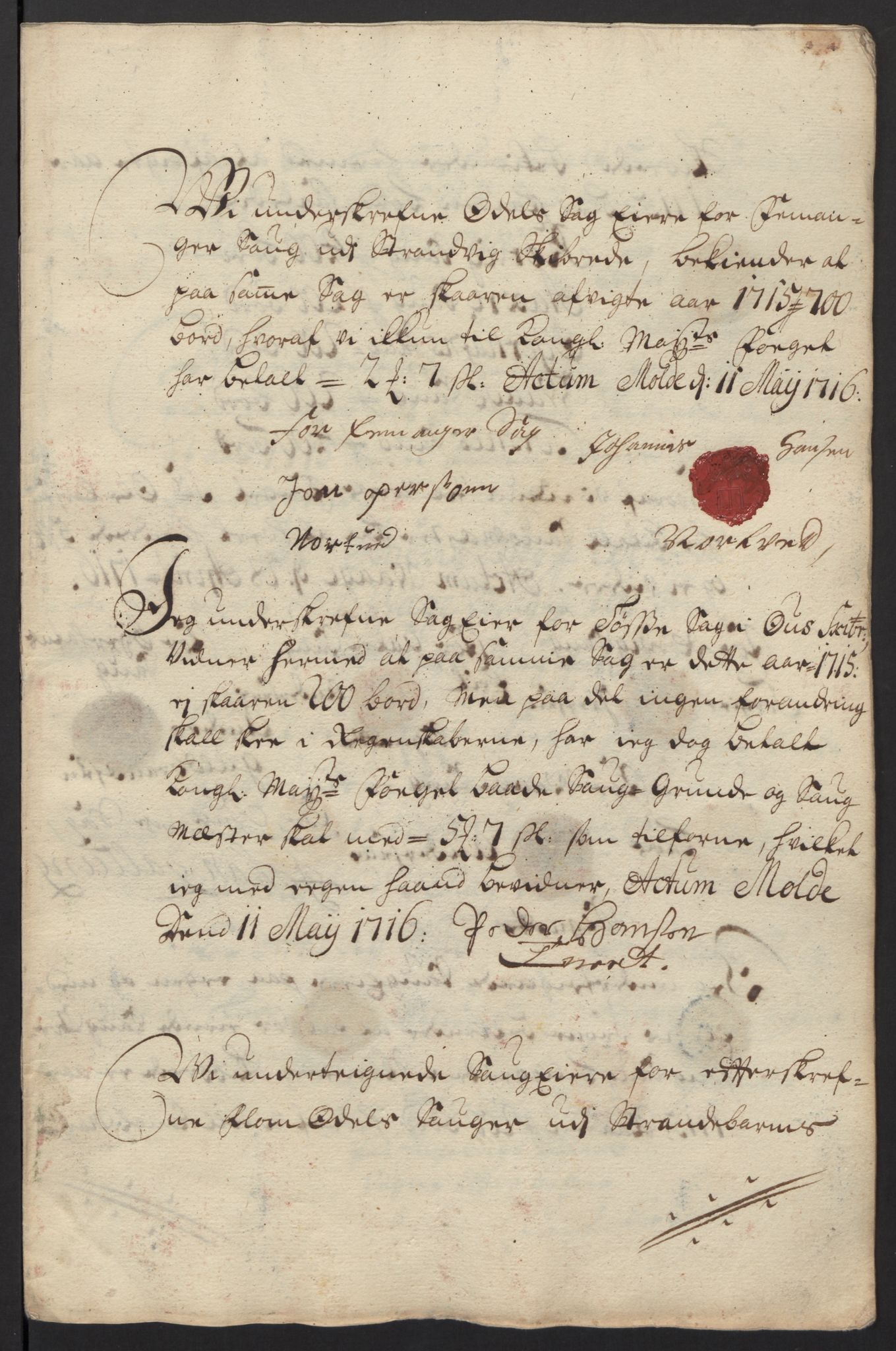 Rentekammeret inntil 1814, Reviderte regnskaper, Fogderegnskap, RA/EA-4092/R48/L2991: Fogderegnskap Sunnhordland og Hardanger, 1715, s. 53