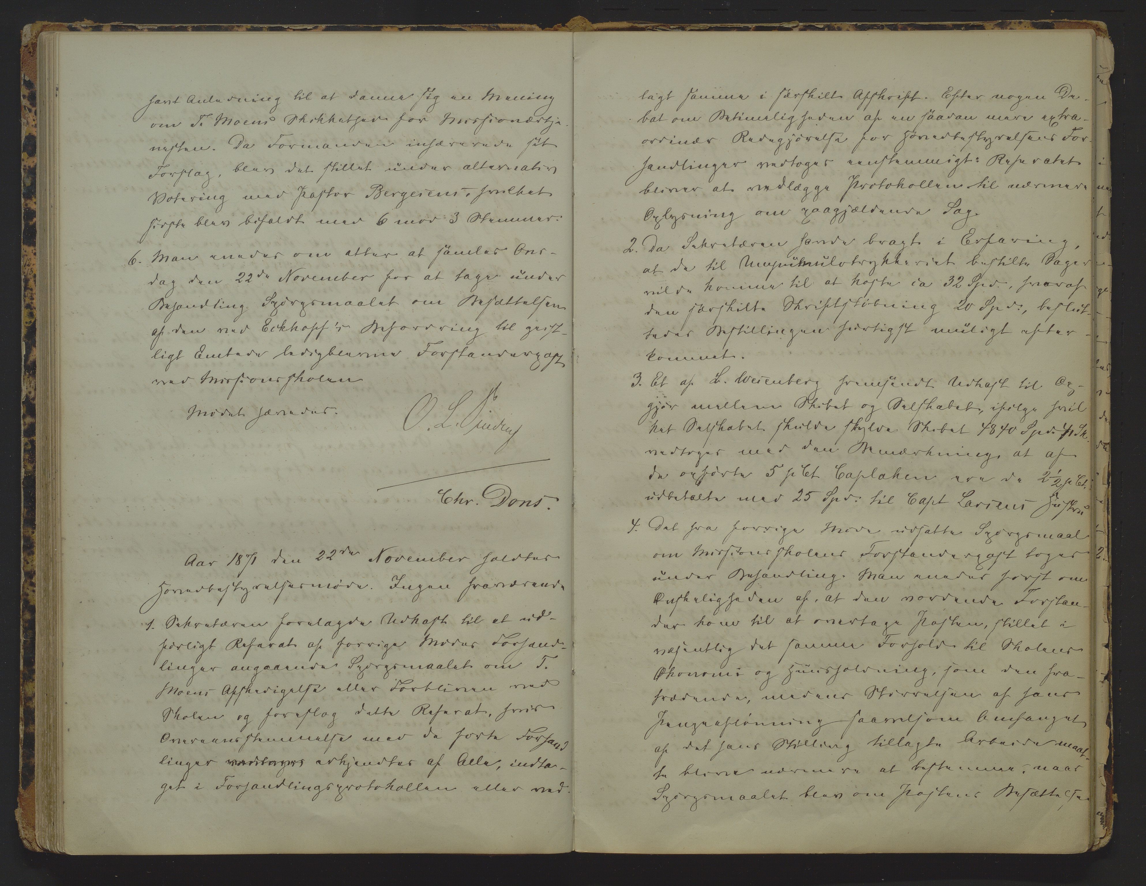 Det Norske Misjonsselskap - hovedadministrasjonen, VID/MA-A-1045/D/Da/Daa/L0008: Styreprotokoll nr. III, 17. juli 1862 - 12. januar 1875, 1862-1875