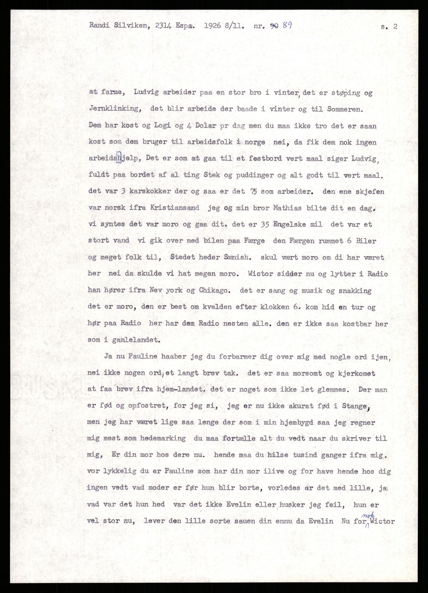 Samlinger til kildeutgivelse, Amerikabrevene, AV/RA-EA-4057/F/L0009: Innlån fra Hedmark: Statsarkivet i Hamar - Wærenskjold, 1838-1914, s. 606