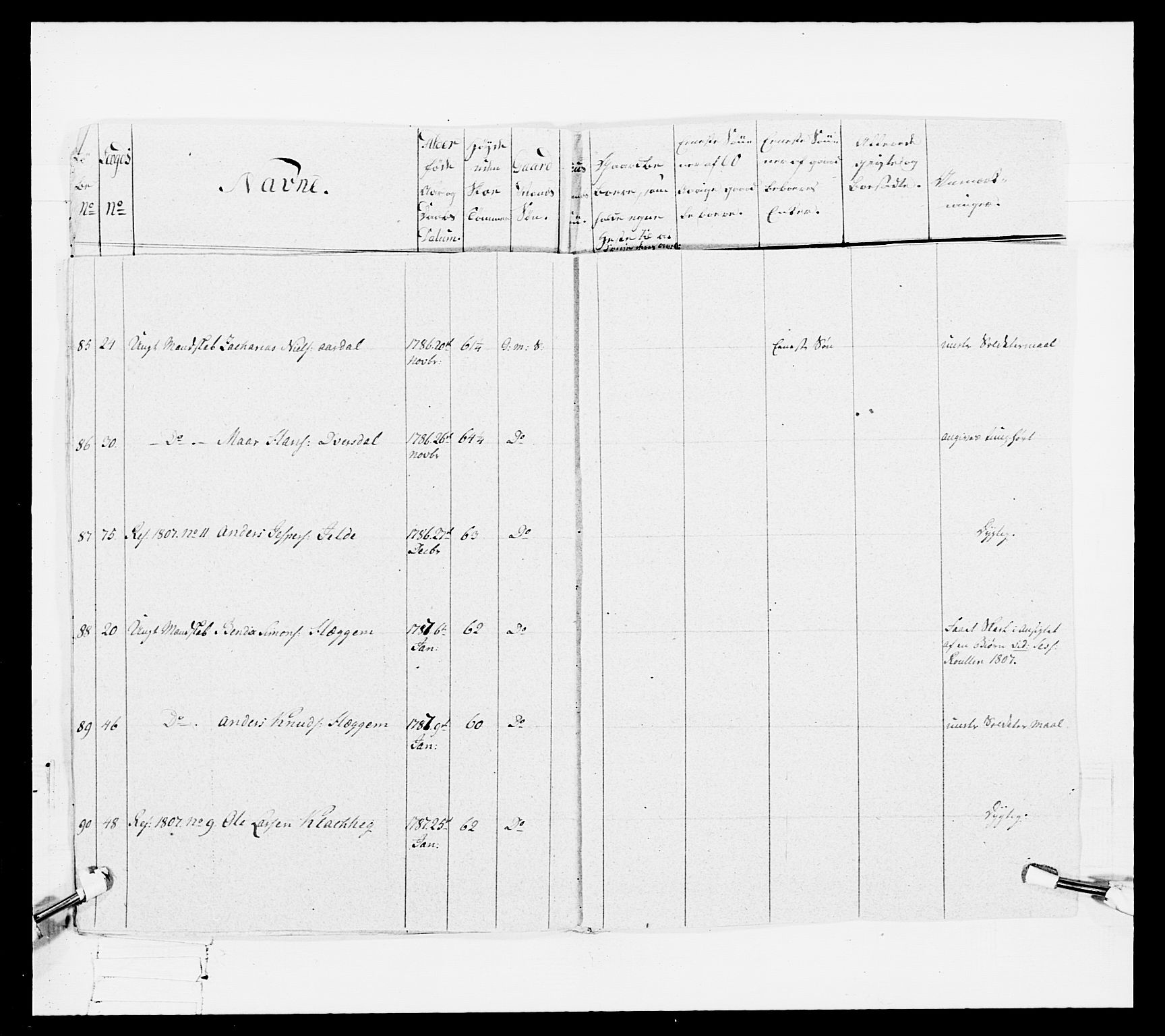 Generalitets- og kommissariatskollegiet, Det kongelige norske kommissariatskollegium, AV/RA-EA-5420/E/Eh/L0098: Bergenhusiske nasjonale infanteriregiment, 1808, s. 79