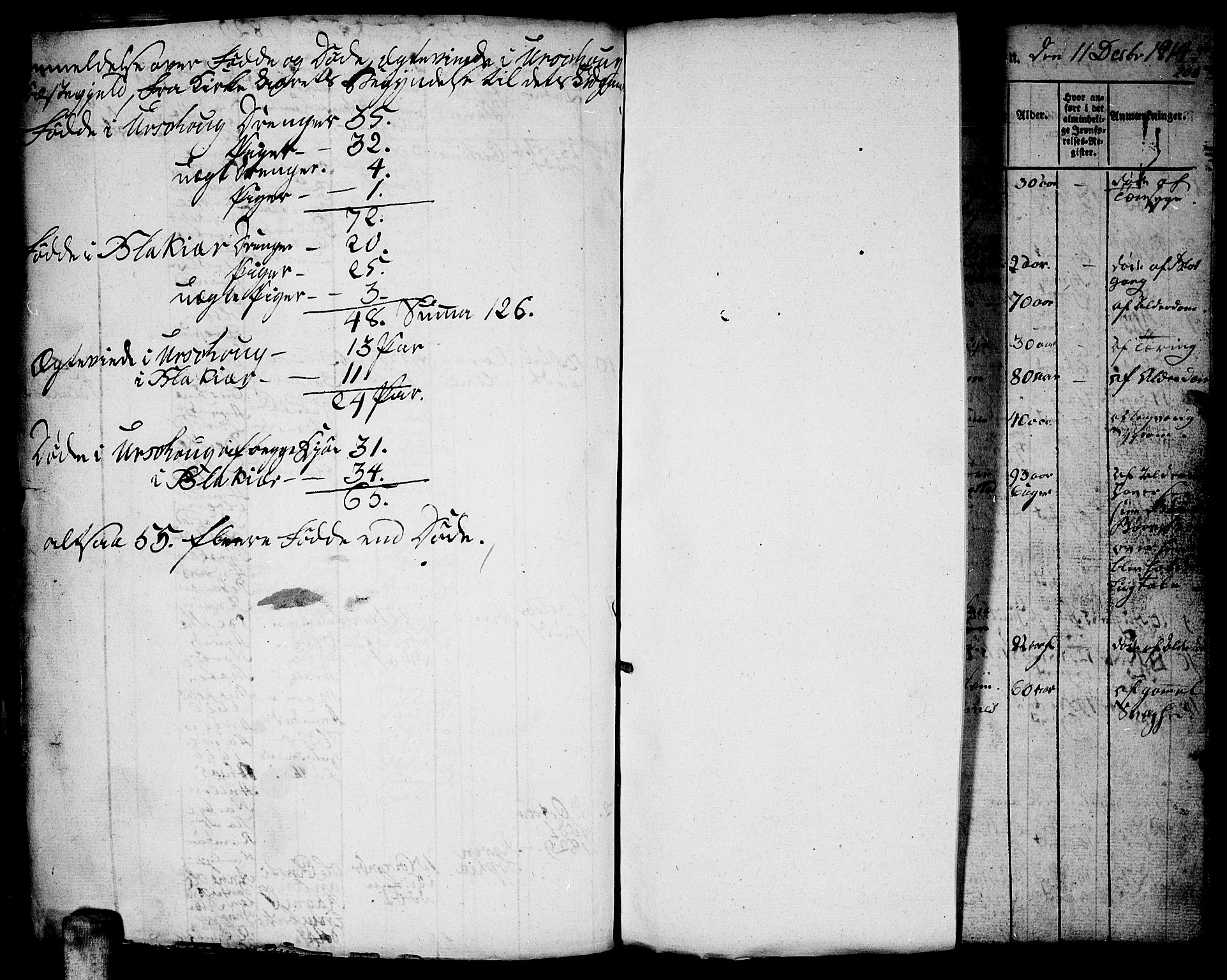 Aurskog prestekontor Kirkebøker, SAO/A-10304a/F/Fa/L0005: Ministerialbok nr. I 5, 1814-1829