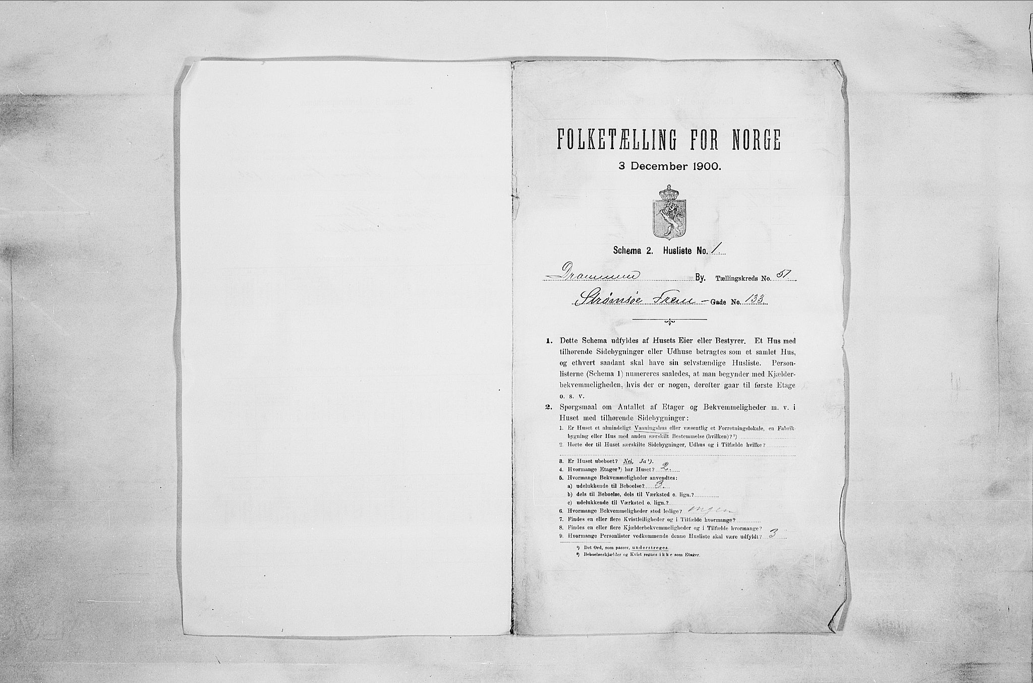 RA, Folketelling 1900 for 0602 Drammen kjøpstad, 1900, s. 8702