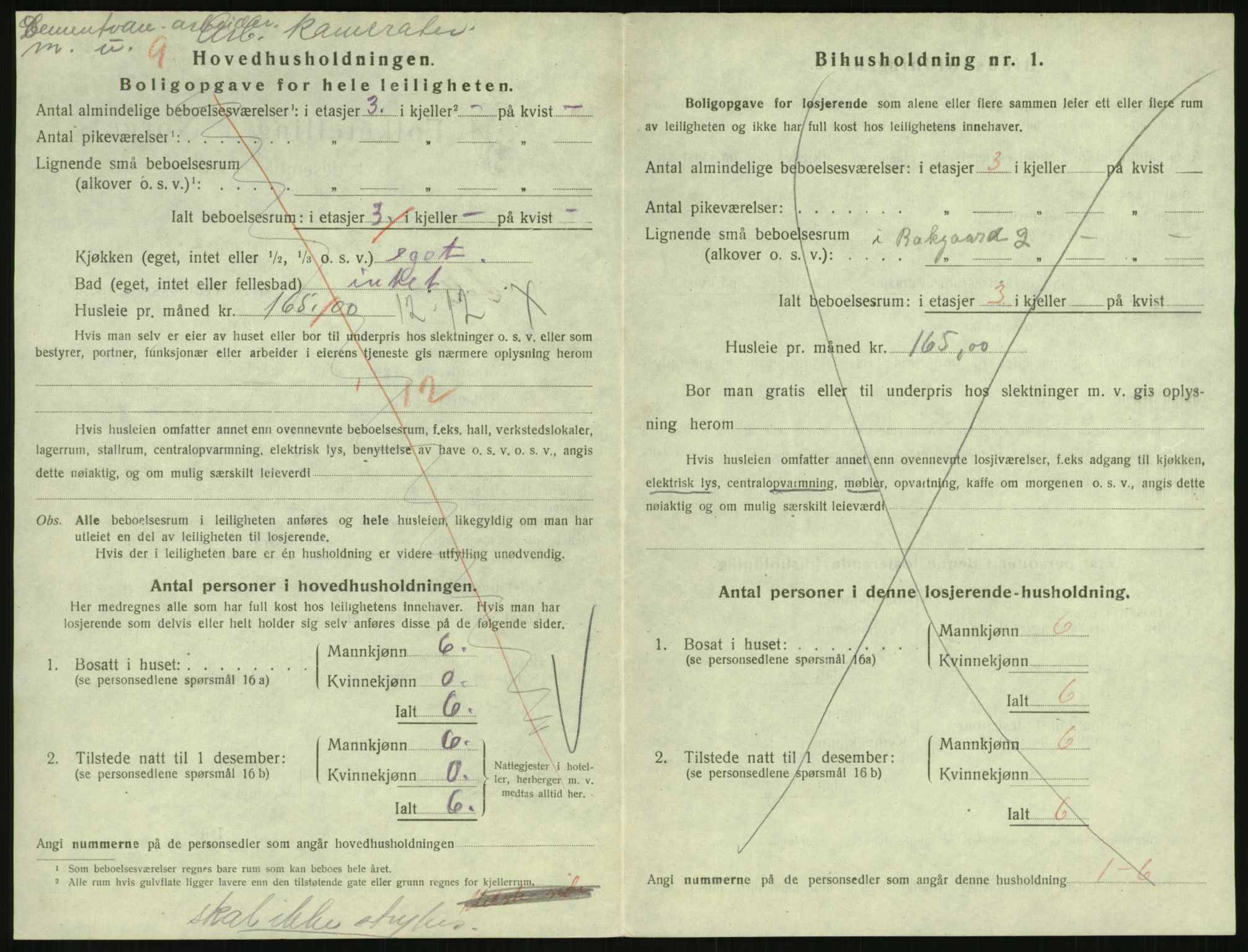 SAH, Folketelling 1920 for 0501 Lillehammer kjøpstad, 1920, s. 3299