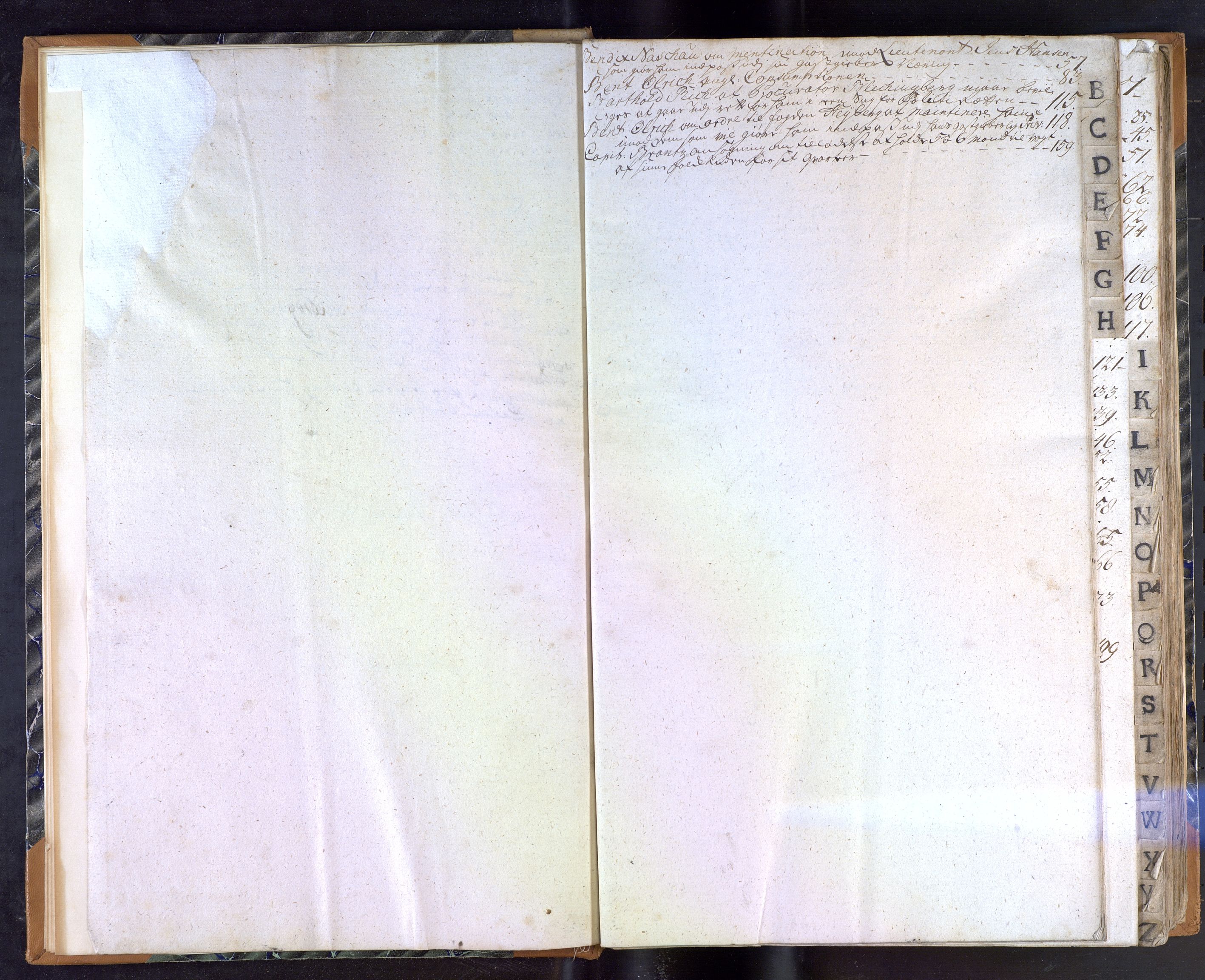 Stiftamtmannen i Bergen, SAB/A-100006/A/Aa/L0021: Lnr.19a, 1735-1736