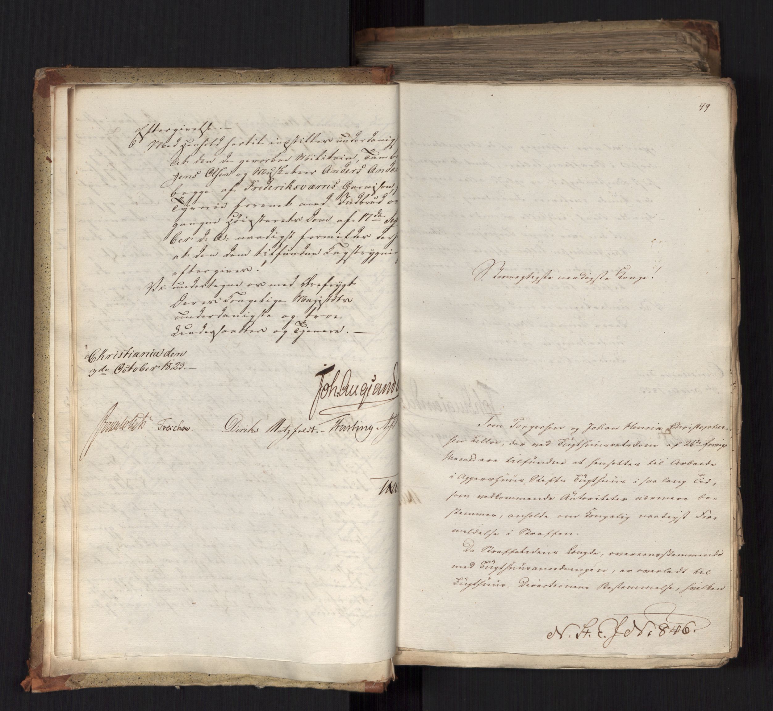 Statsrådsavdelingen i Stockholm, AV/RA-S-1003/D/Da/L0036: Regjeringsinnstillinger nr. 841-1114, 1823, s. 13